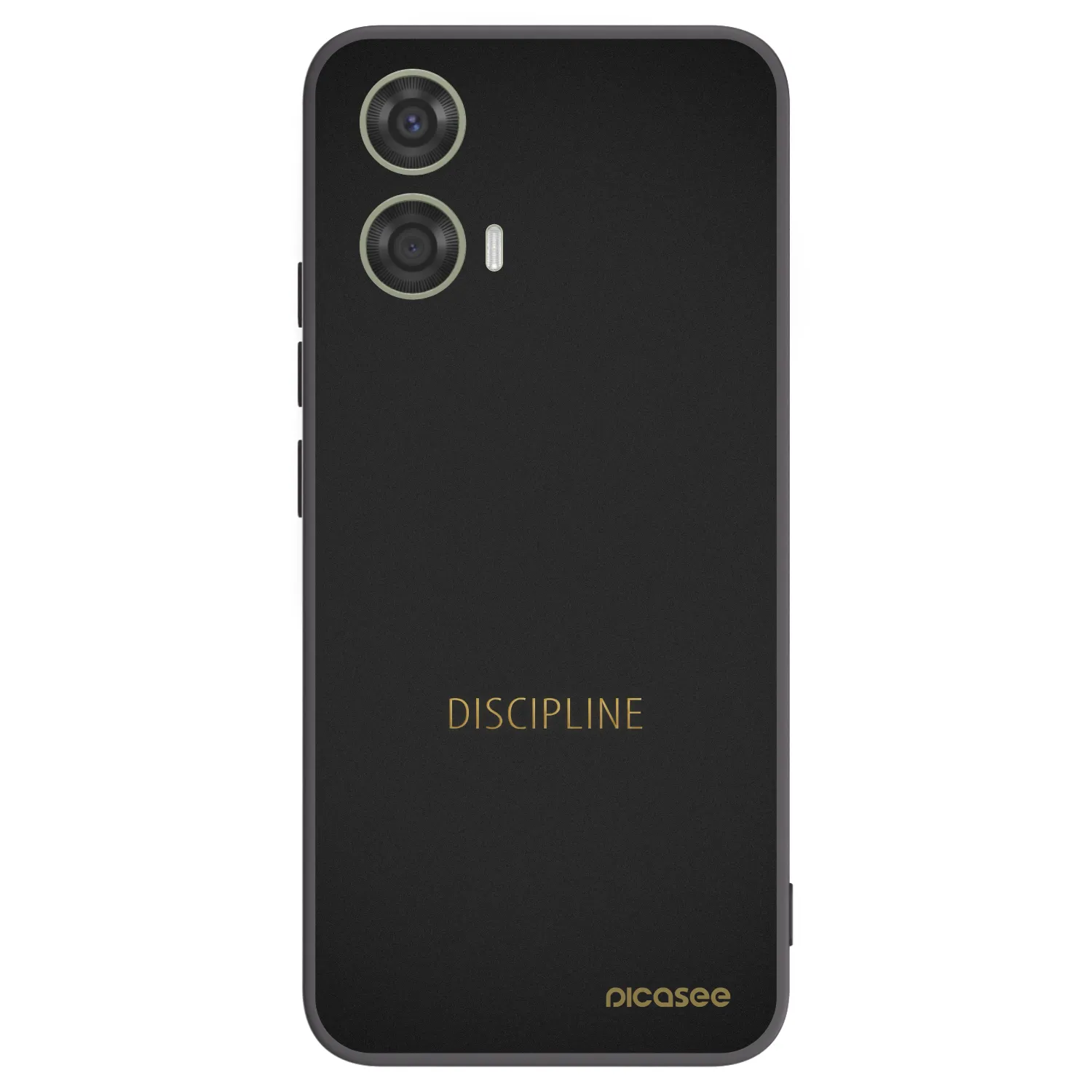 Picasee crna silikonska maskica za Motorola Moto G24 - Discipline