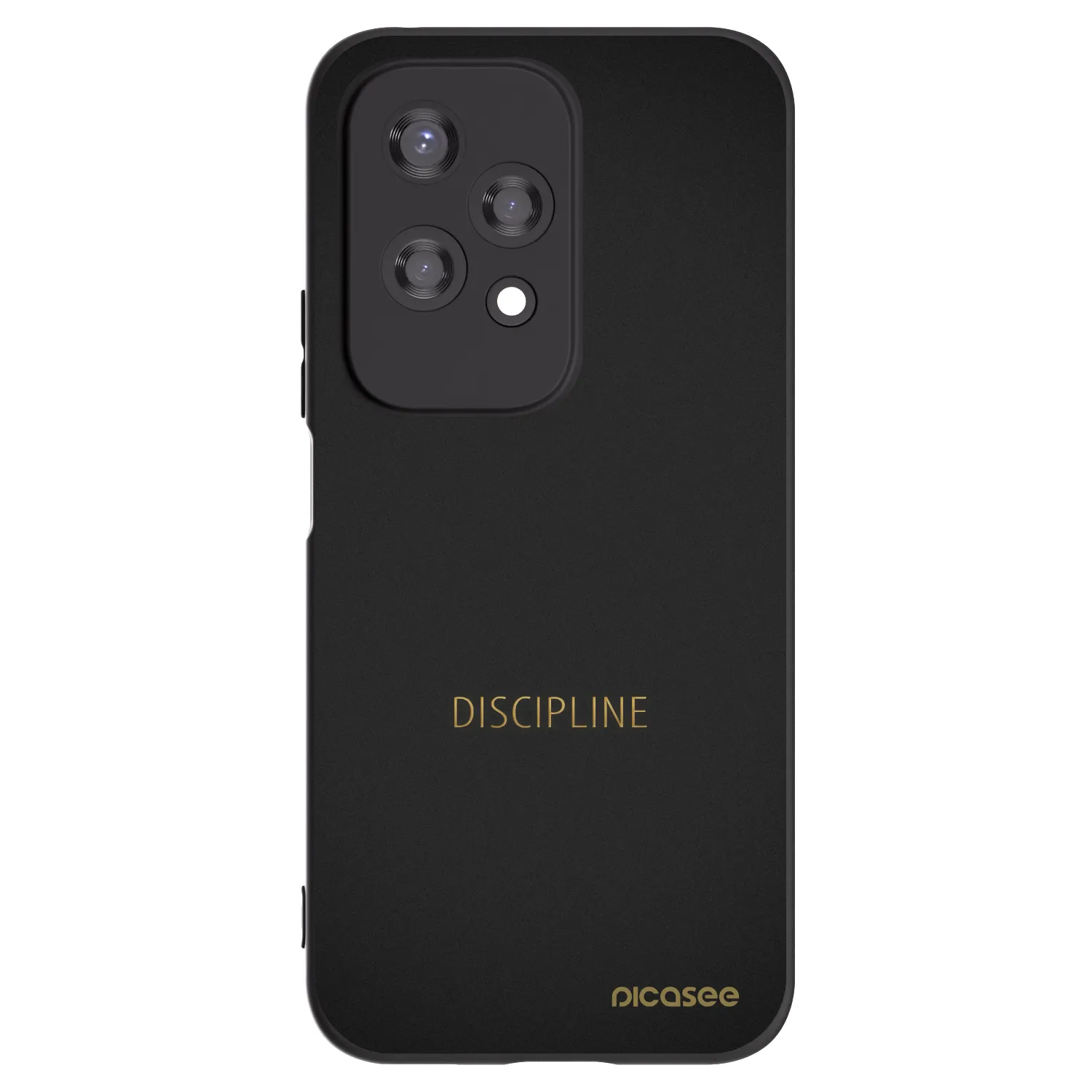 Picasee crna silikonska maskica za Honor 200 Lite - Discipline