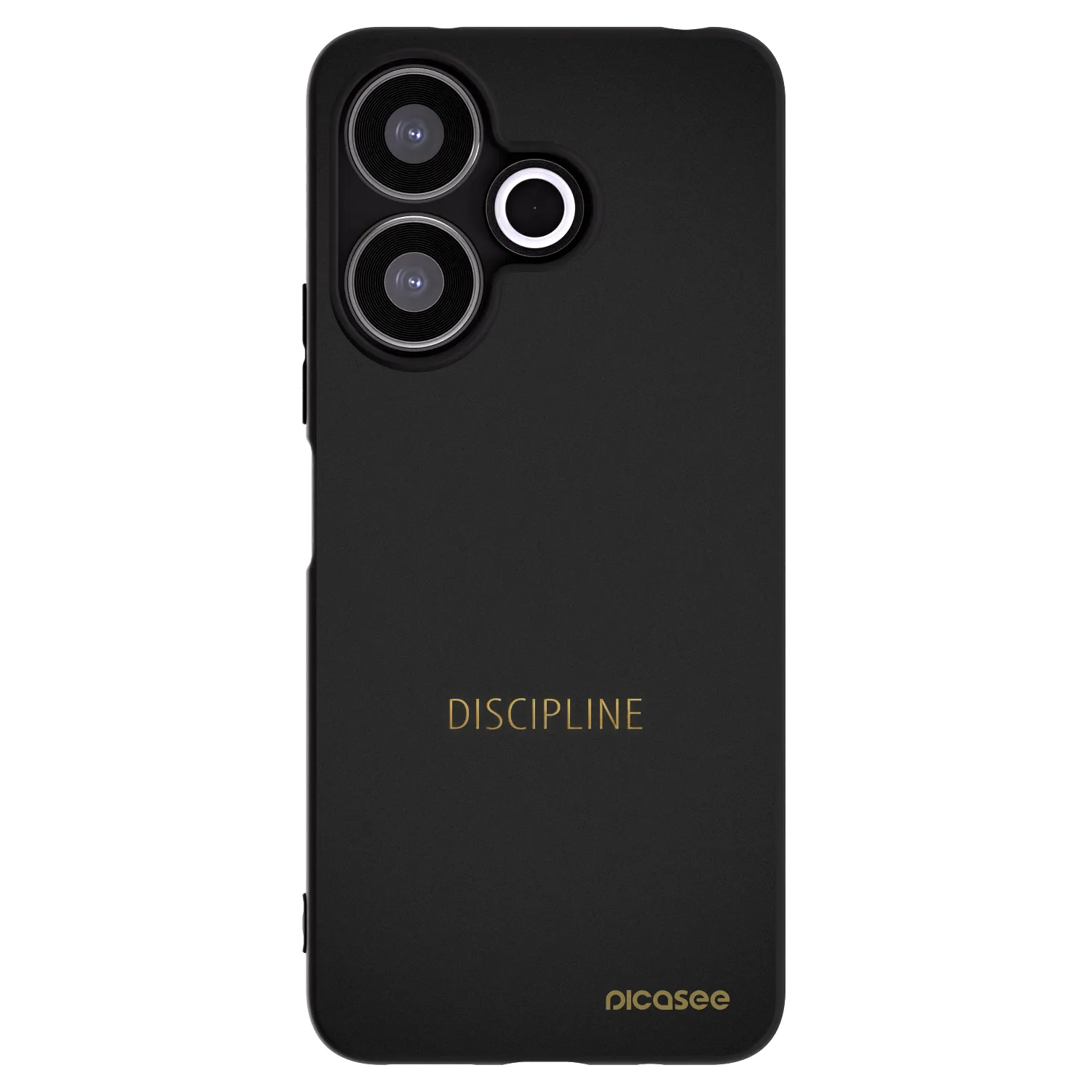 Picasee crna silikonska maskica za Xiaomi Redmi 13 4G - Discipline