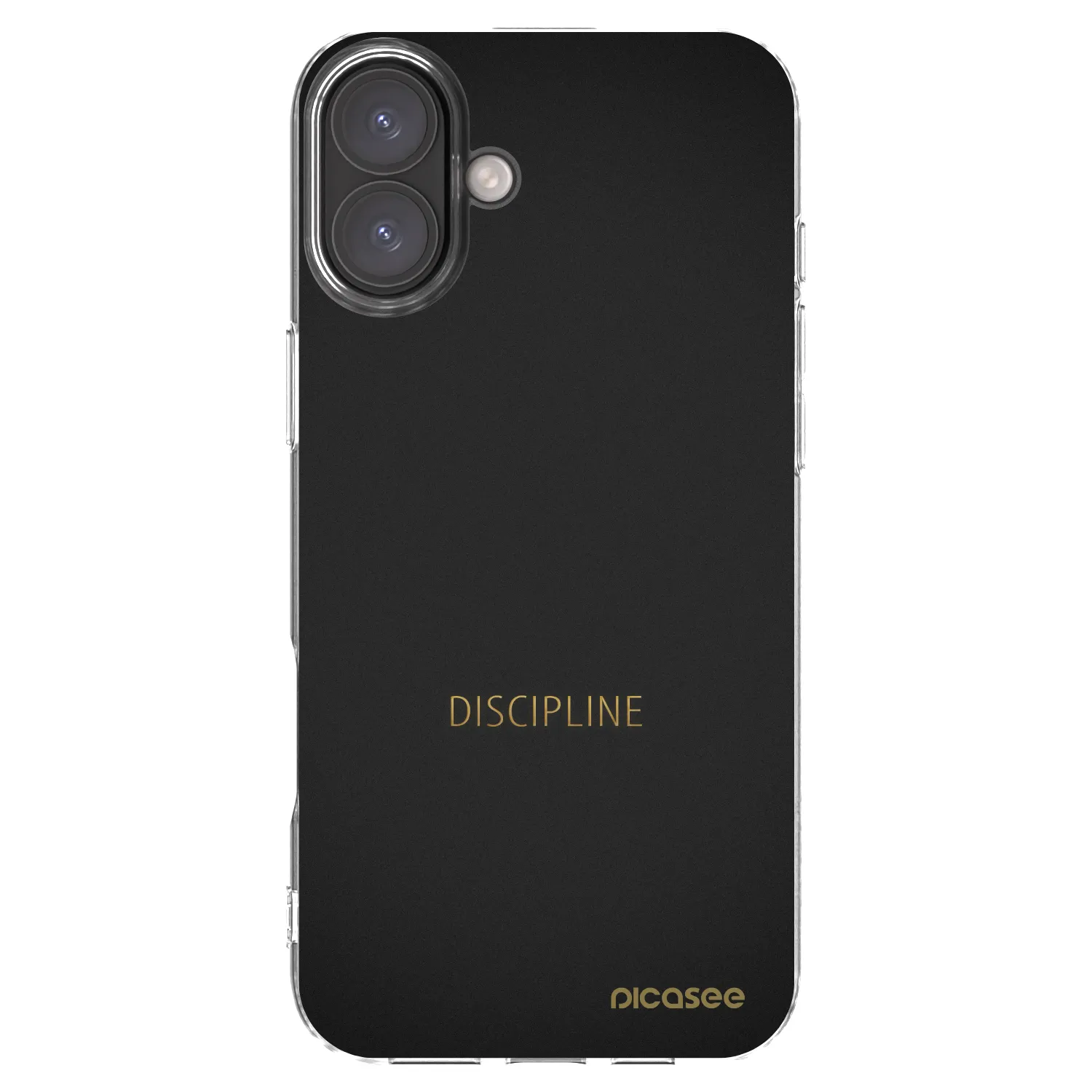 Picasee silikonska prozirna maskica za Apple iPhone 16 Plus - Discipline