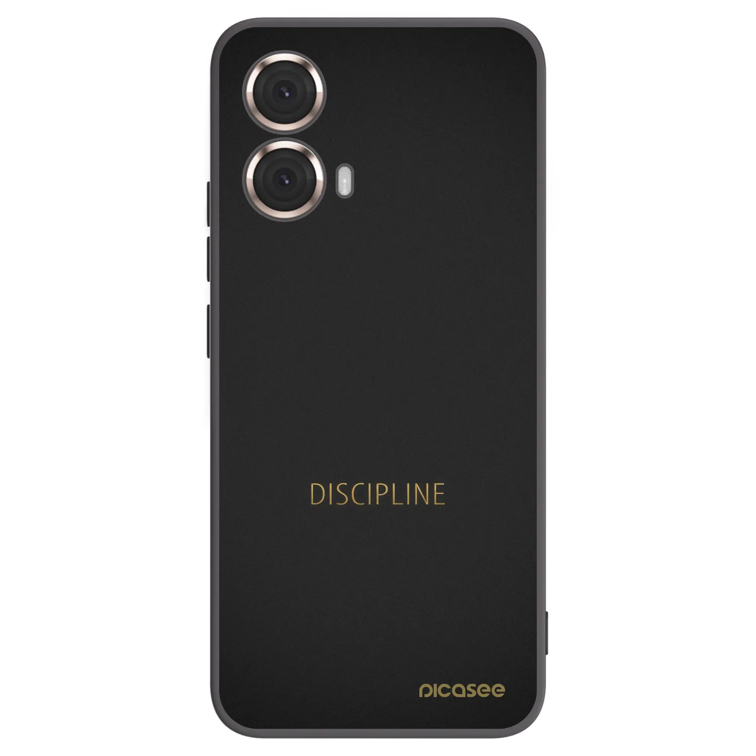 Picasee crna silikonska maskica za Motorola Moto G85 - Discipline