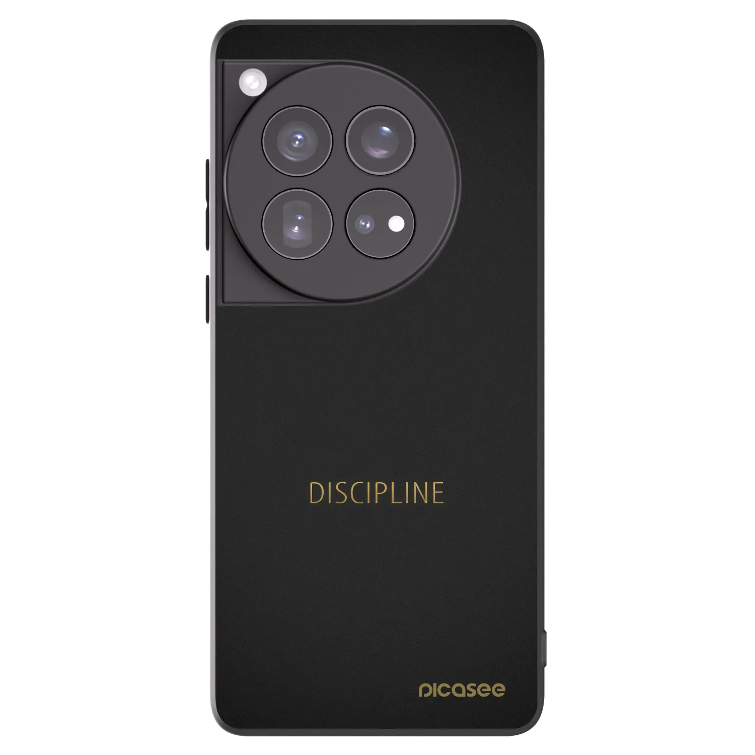 Picasee crna silikonska maskica za OnePlus 12 5G - Discipline