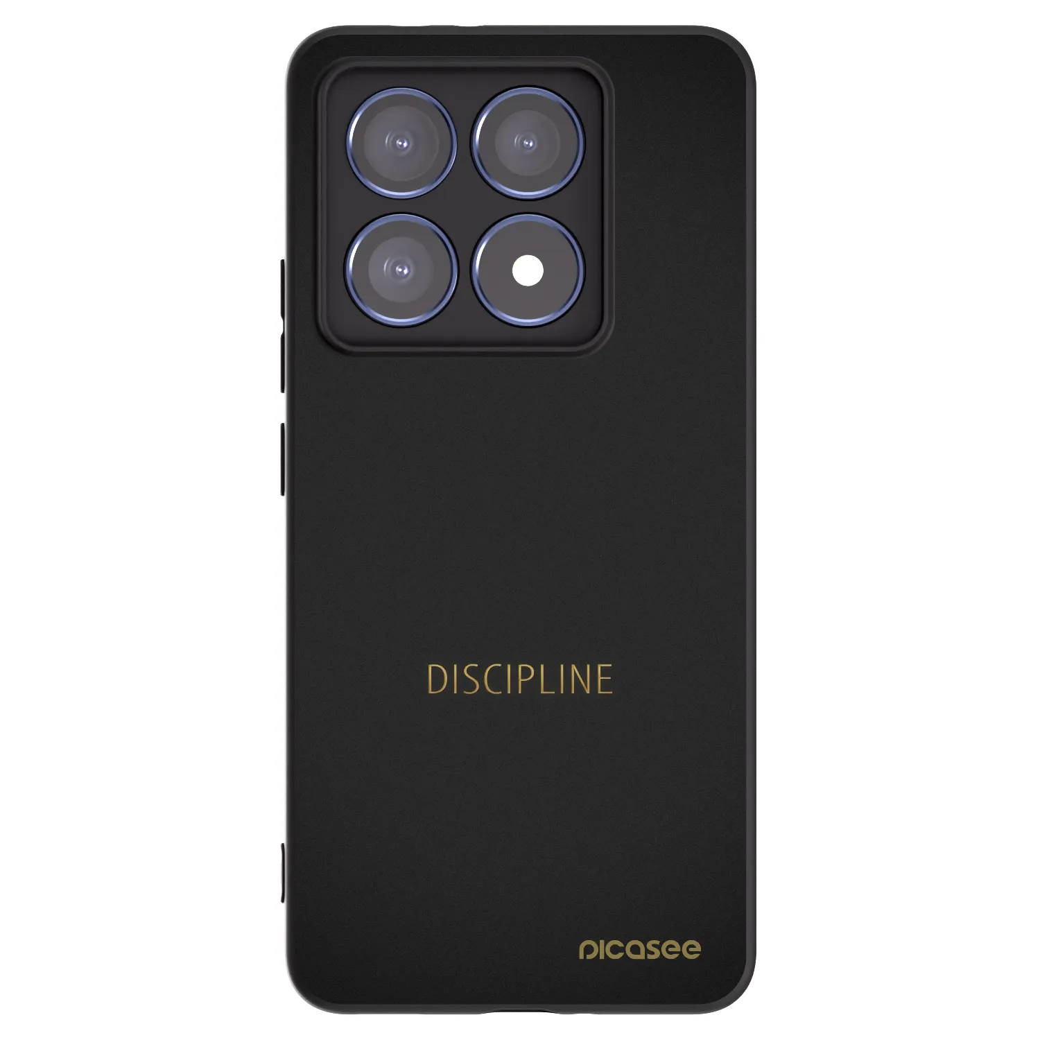 Picasee crna silikonska maskica za Xiaomi 14T Pro - Discipline