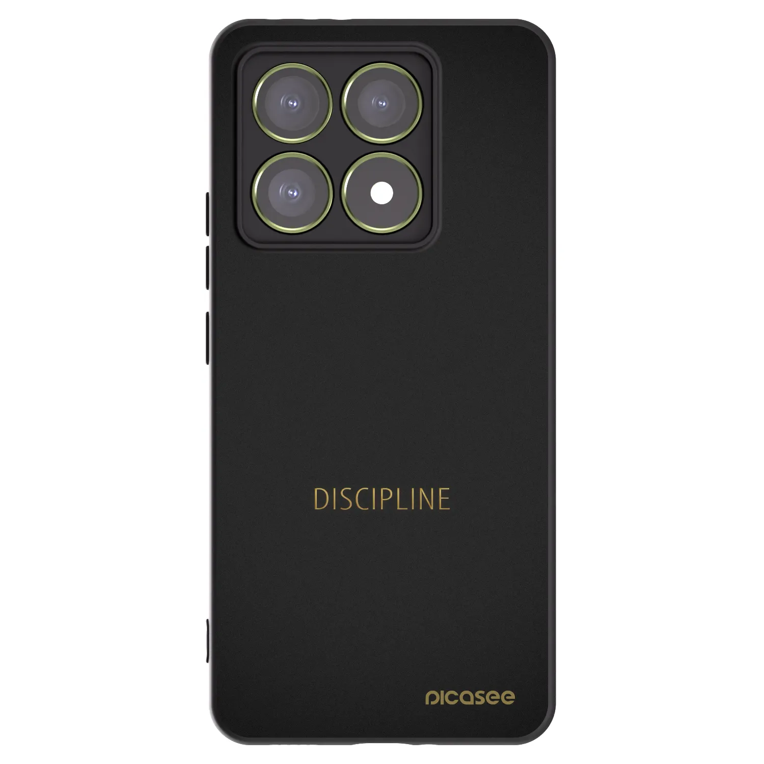 Picasee crna silikonska maskica za Xiaomi 14T - Discipline