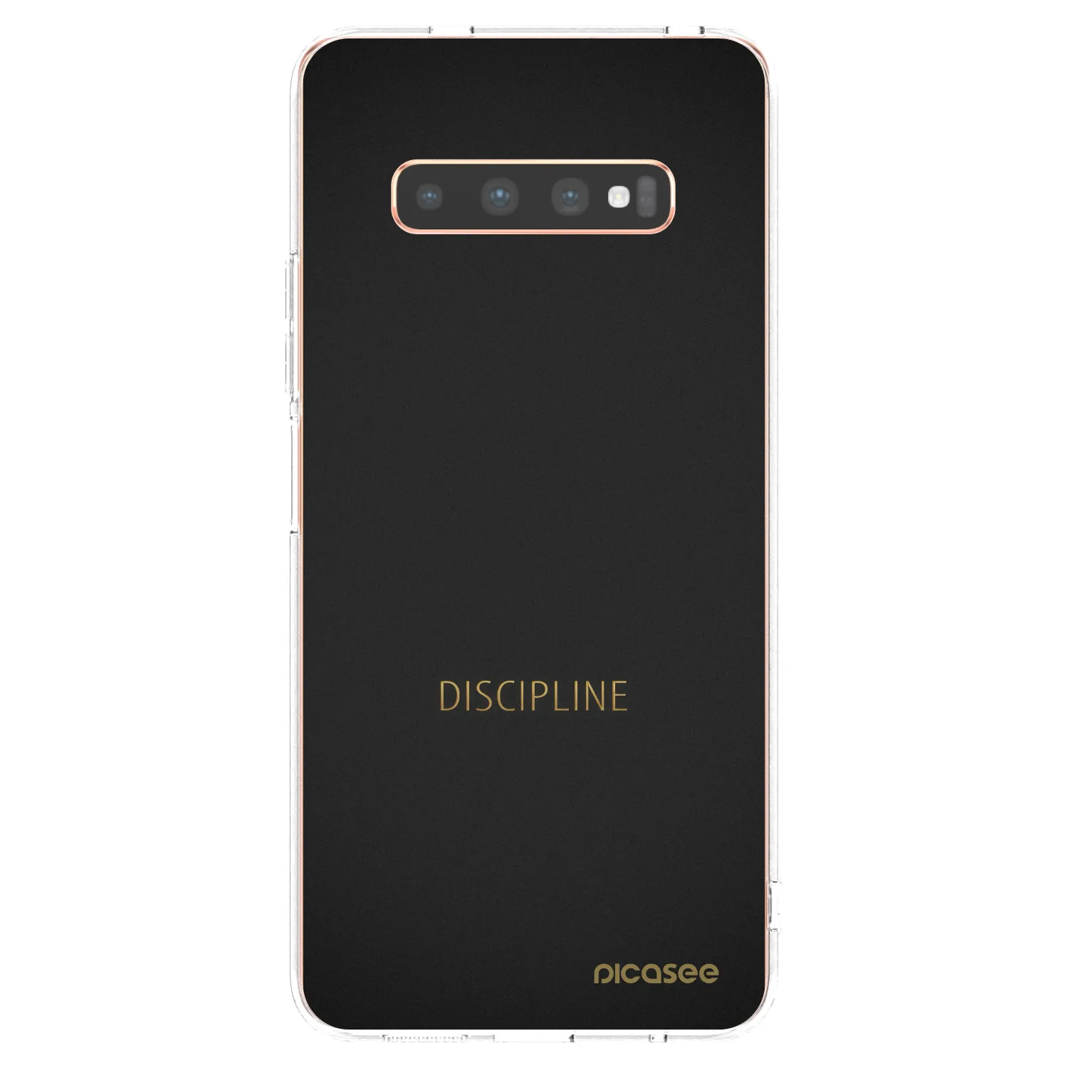 Picasee silikonska prozirna maskica za Samsung Galaxy S10 Plus G975 - Discipline