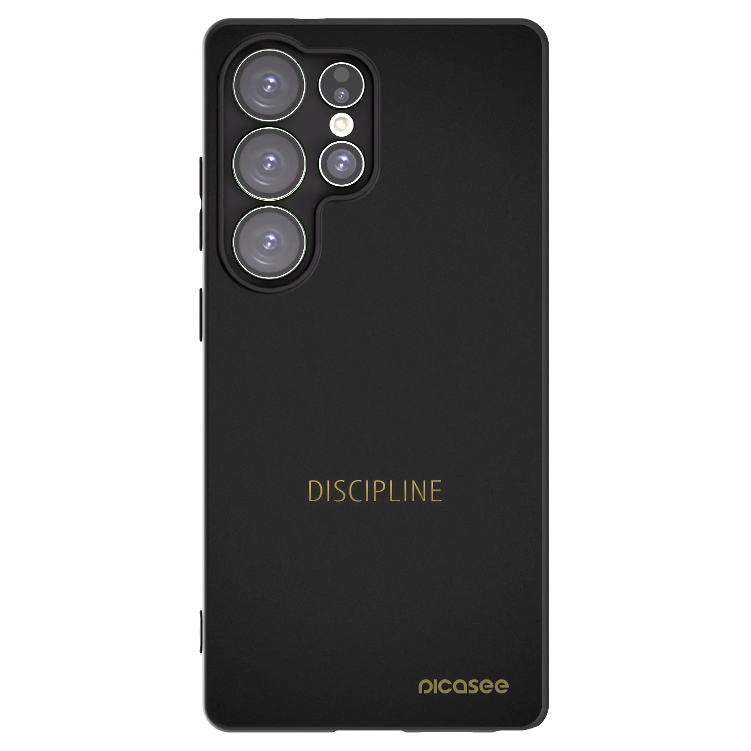 Picasee crna silikonska maskica za Samsung Galaxy S25 Ultra 5G - Discipline