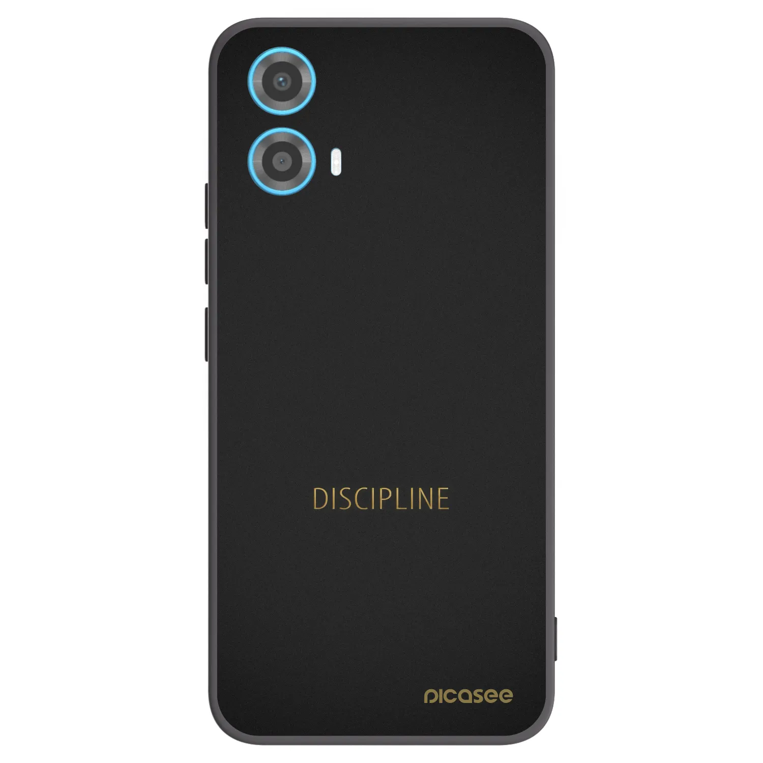 Picasee crna silikonska maskica za Motorola Moto G34 5G - Discipline