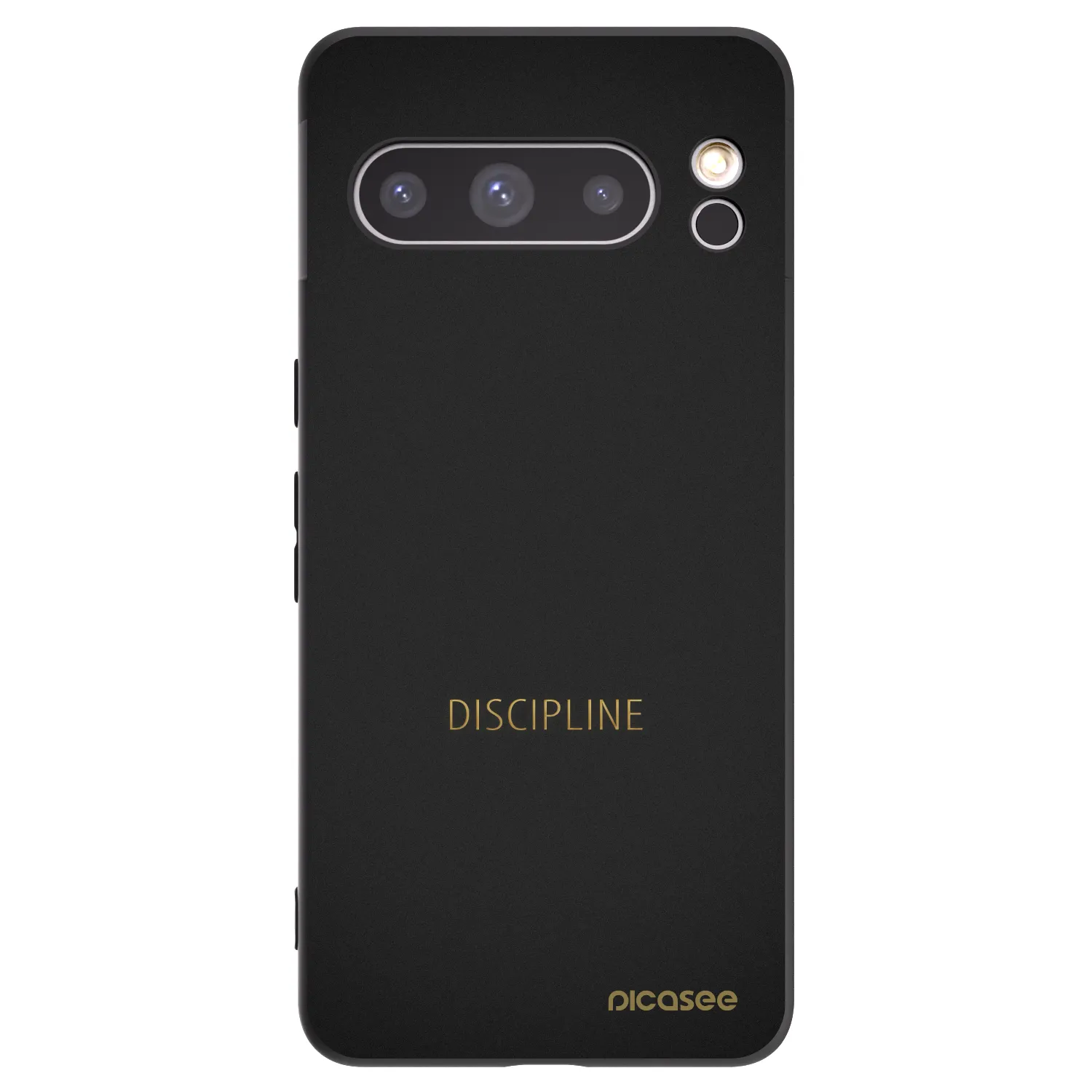 Picasee crna silikonska maskica za Google Pixel 8 Pro - Discipline
