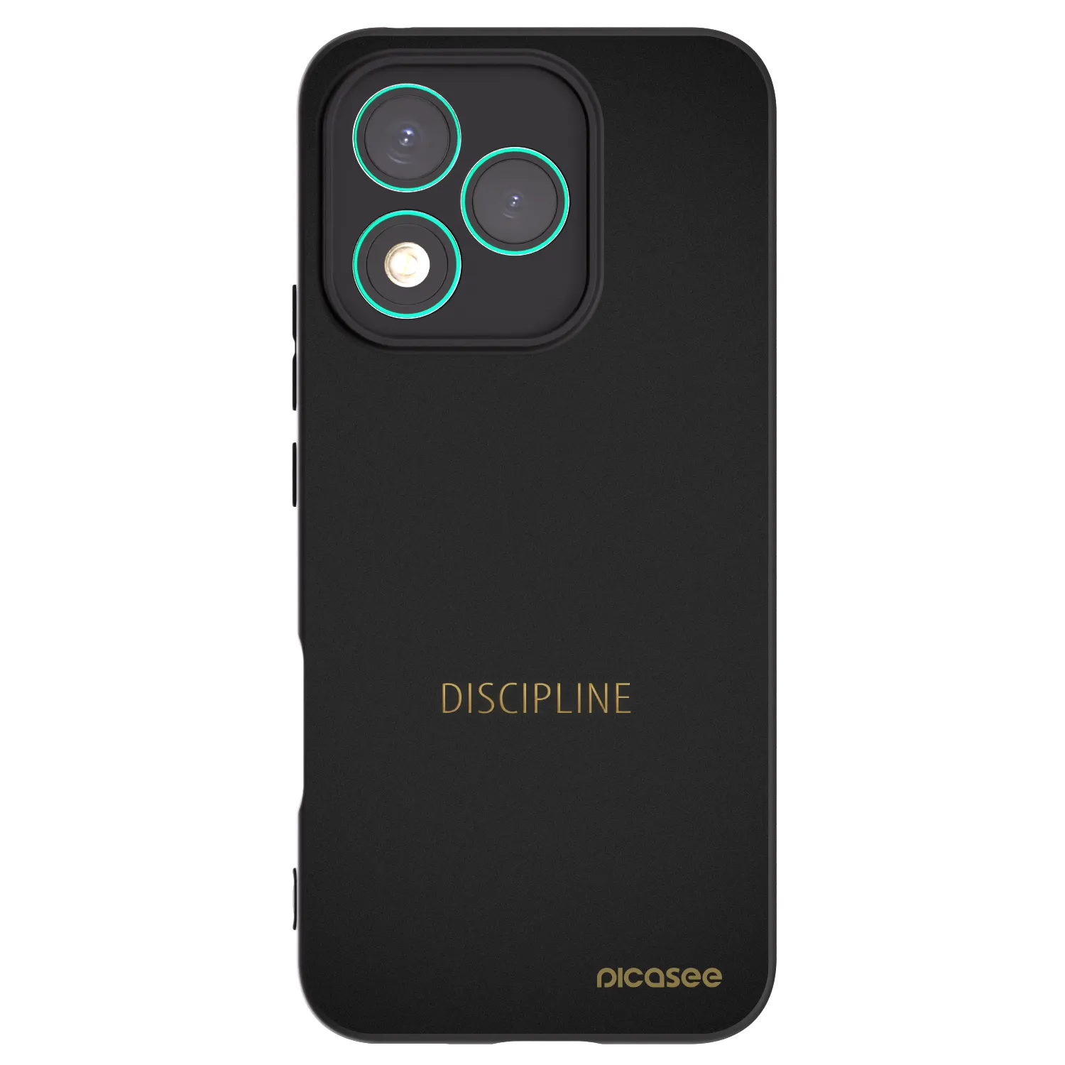 Picasee crna silikonska maskica za Honor 400 Lite 5G - Discipline