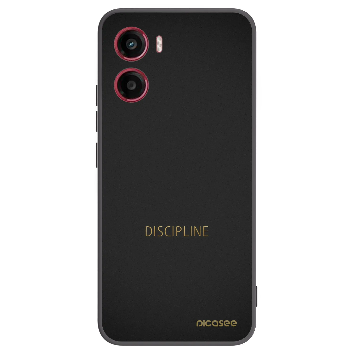 Picasee crna silikonska maskica za Motorola Moto G05 - Discipline