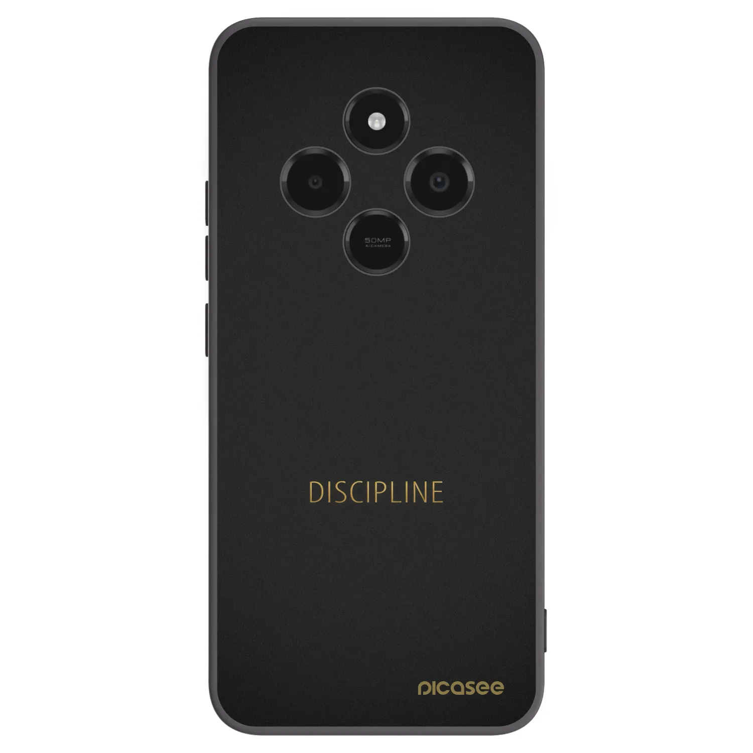 Picasee crna silikonska maskica za Xiaomi Poco C75 - Discipline