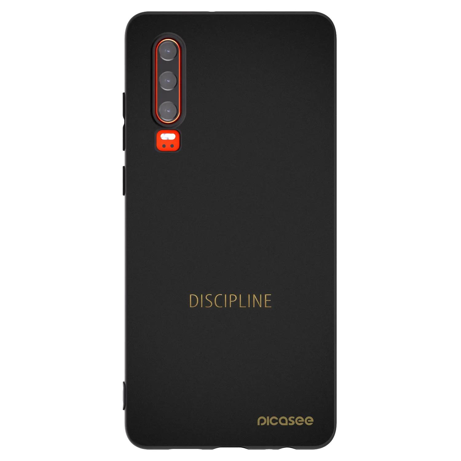 Picasee crna silikonska maskica za Huawei P30 - Discipline