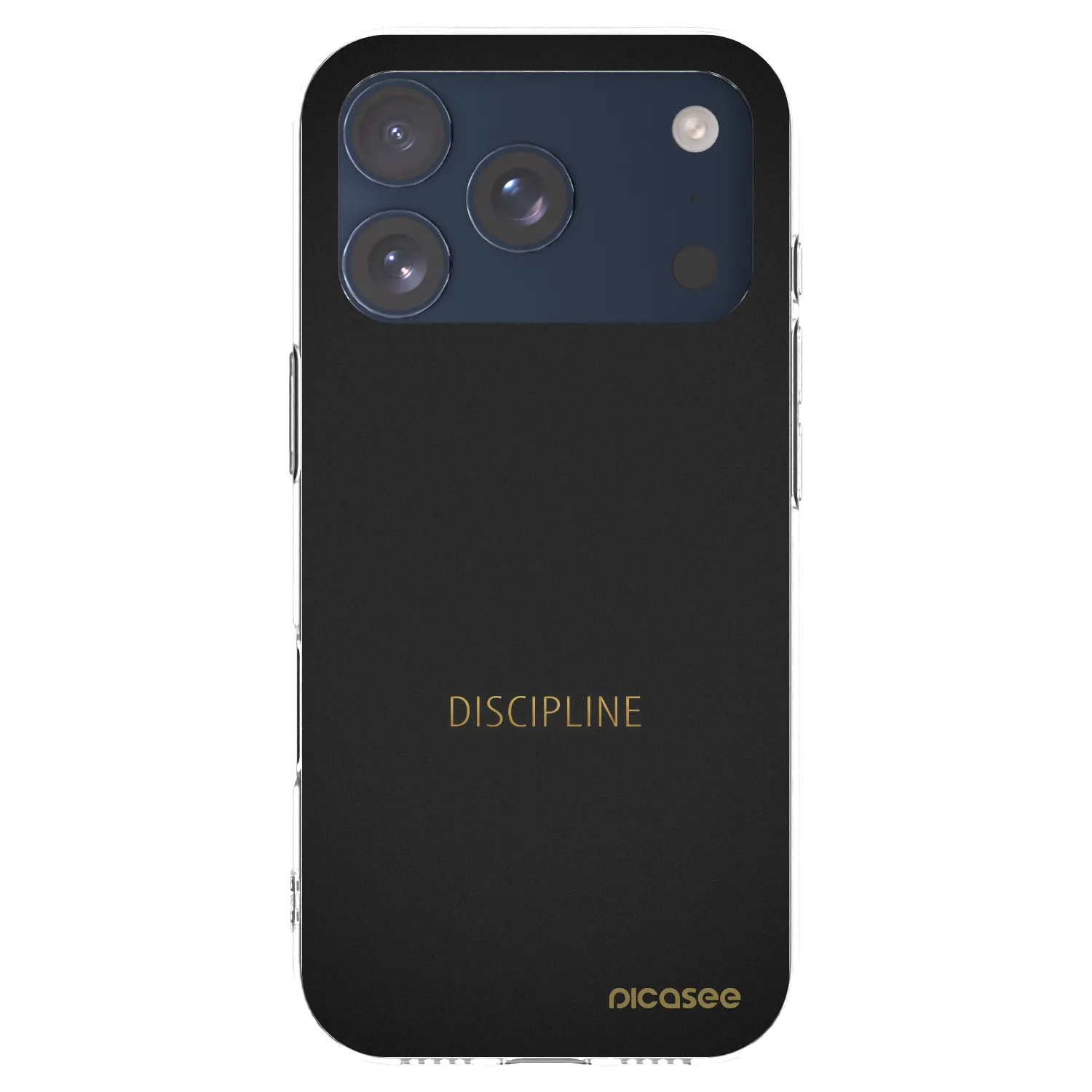 Picasee silikonska prozirna maskica za Apple iPhone 17 Pro - Discipline