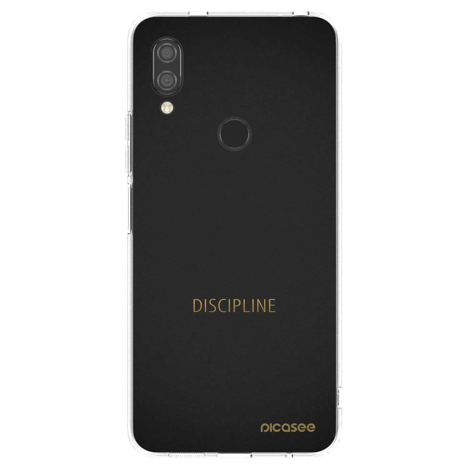 Picasee silikonska prozirna maskica za Xiaomi Redmi 7 - Discipline