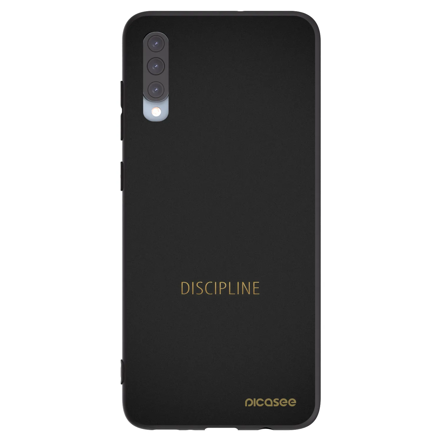 Picasee crna silikonska maskica za Samsung Galaxy A70 A705F - Discipline