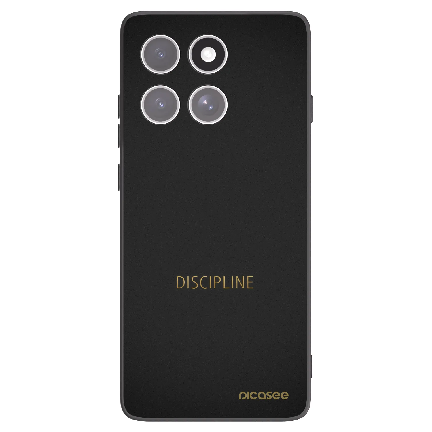 Picasee crna silikonska maskica za Motorola Edge 60 Pro - Discipline
