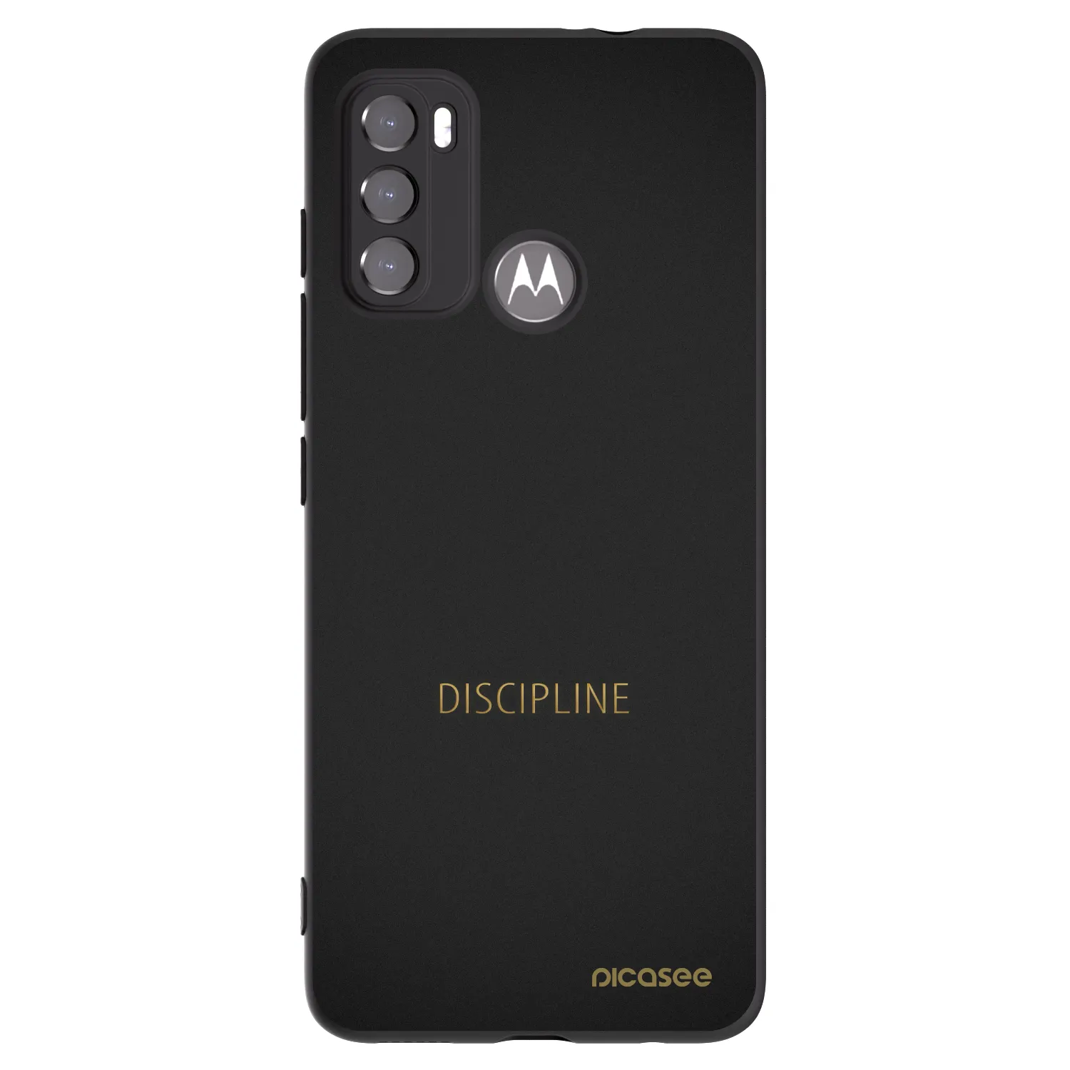 Picasee crna silikonska maskica za Motorola Edge 60 5G - Discipline