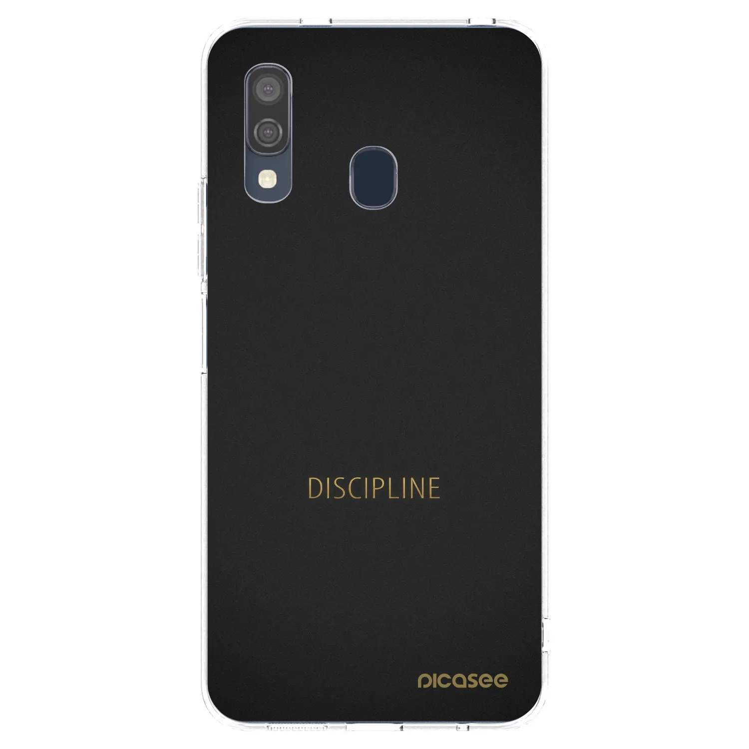 Picasee silikonska prozirna maskica za Samsung Galaxy A40 A405F - Discipline