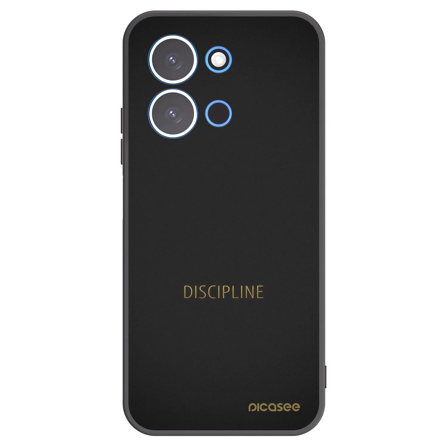 Picasee crna silikonska maskica za Xiaomi Redmi 15C 4G - Discipline