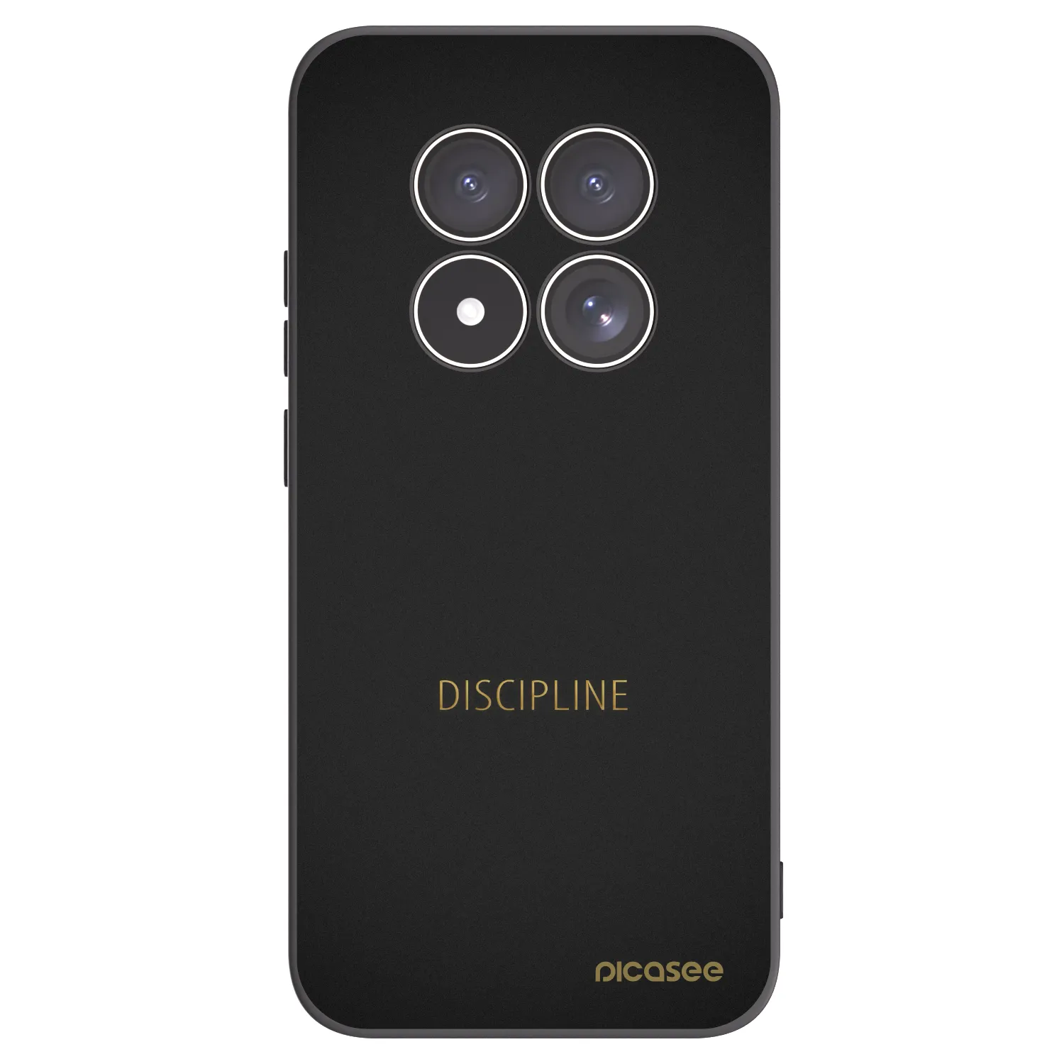 Picasee crna silikonska maskica za Xiaomi Redmi Note 15 Pro 4G - Discipline