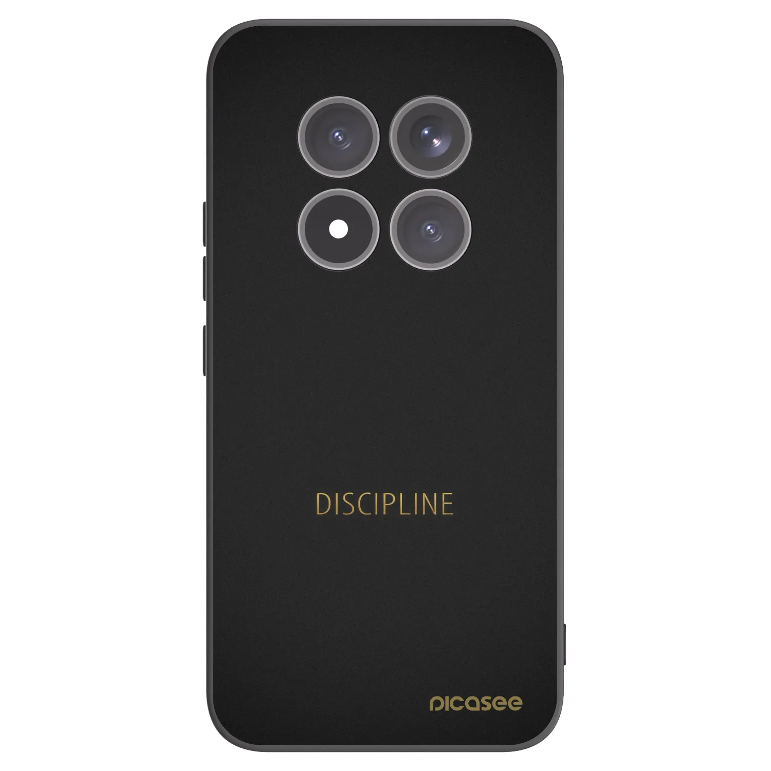 Picasee crna silikonska maskica za Xiaomi Redmi Note 15 Pro+ - Discipline