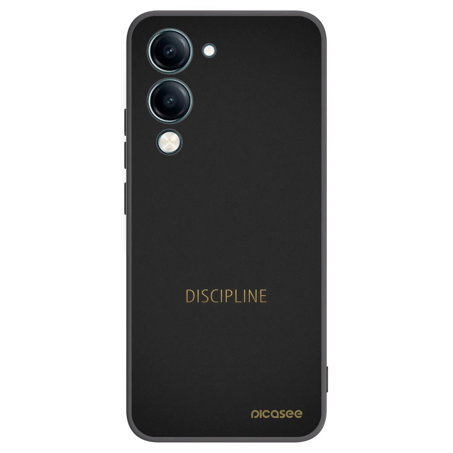 Picasee crna silikonska maskica za Vivo Y29s 5G - Discipline