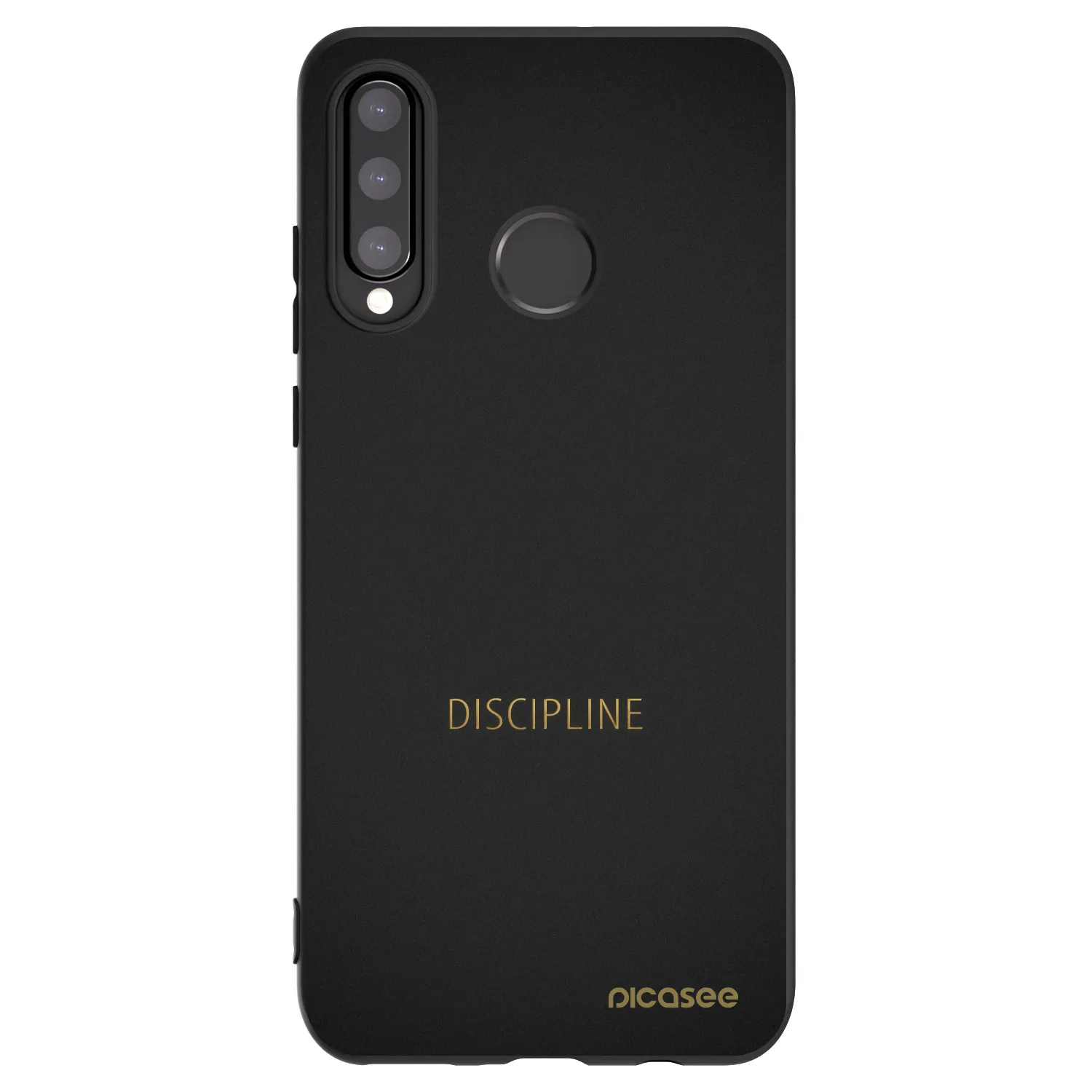 Picasee crna silikonska maskica za Huawei P30 Lite - Discipline