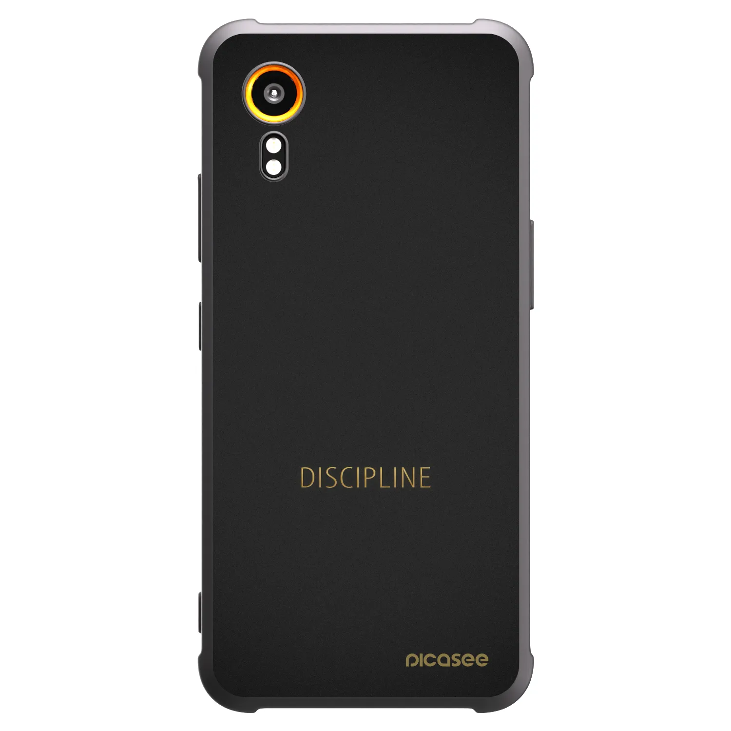 Picasee crna silikonska maskica za Samsung Galaxy Xcover 7 - Discipline