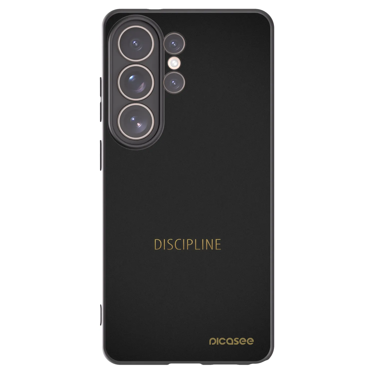 Picasee crna silikonska maskica za Samsung Galaxy S26 Ultra - Discipline