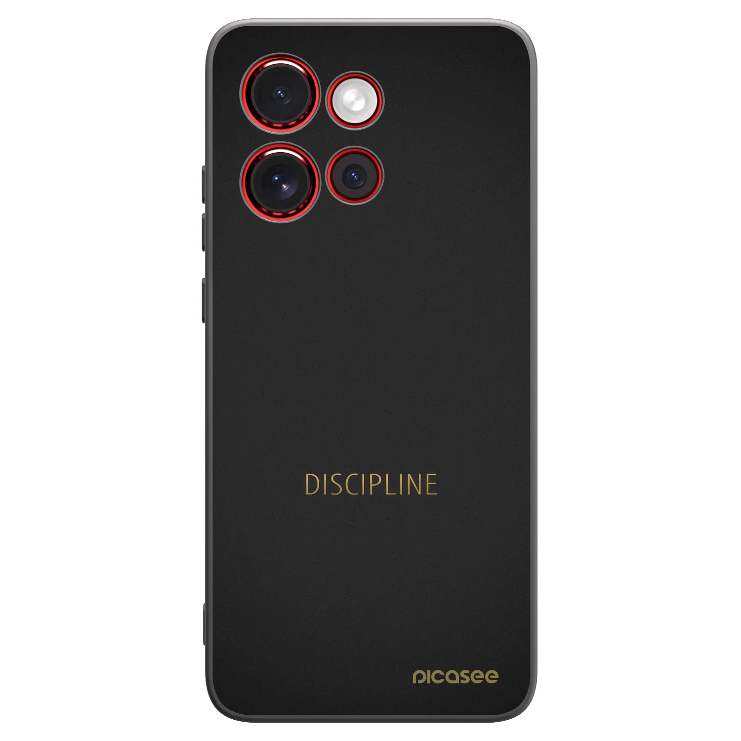 Picasee crna silikonska maskica za Motorola Edge 60 Neo 5G - Discipline