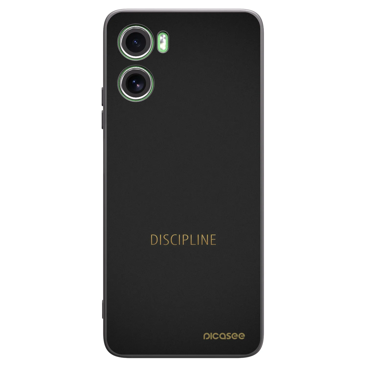 Picasee crna silikonska maskica za Motorola Moto G06 - Discipline