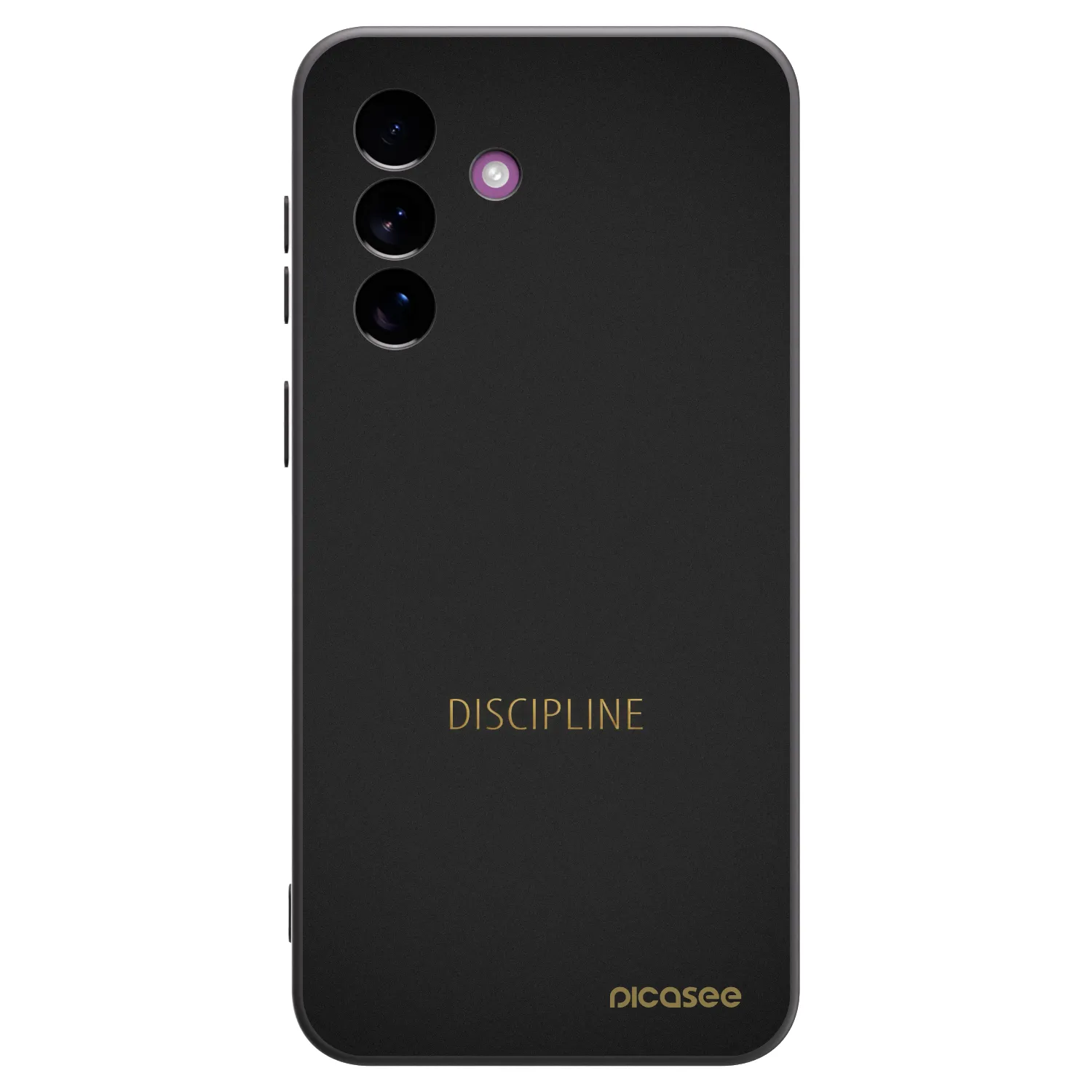 Picasee crna silikonska maskica za Samsung Galaxy A37 - Discipline