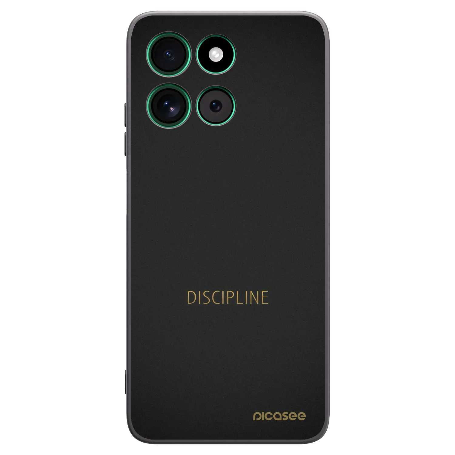 Picasee crna silikonska maskica za Motorola Moto G57 Power - Discipline