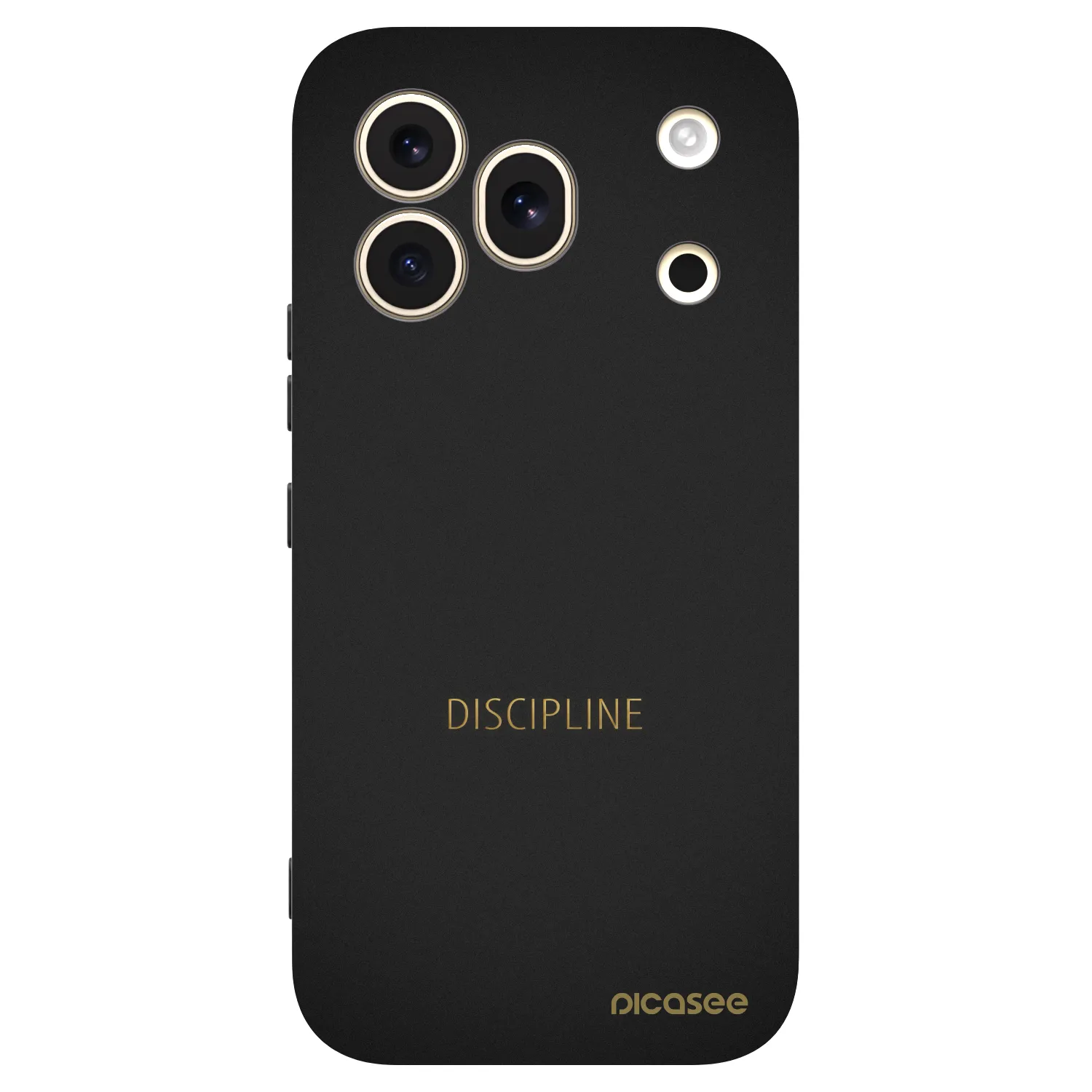 Picasee crna silikonska maskica za Honor 600 Pro - Discipline