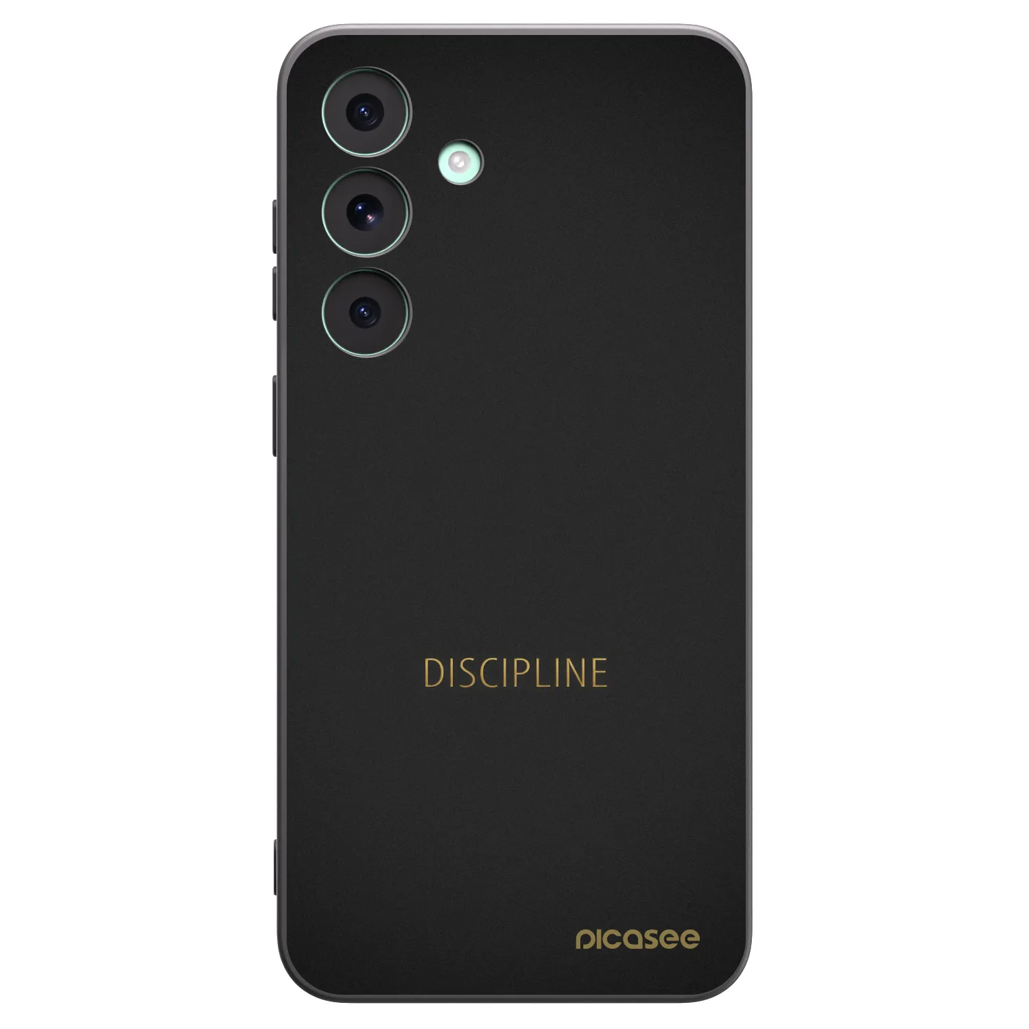 Picasee crna silikonska maskica za Samsung Galaxy S26 FE - Discipline