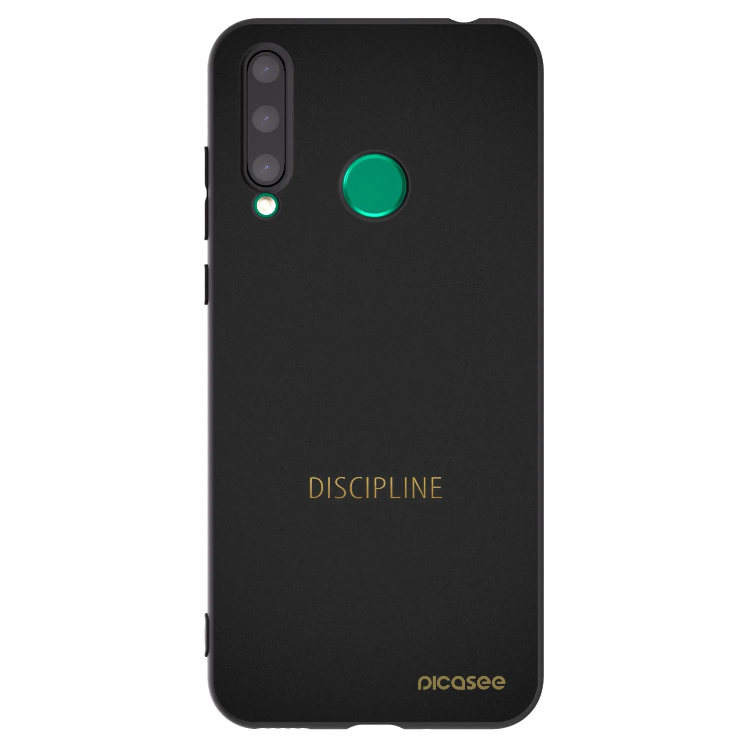 Picasee crna silikonska maskica za Honor 20 Lite - Discipline