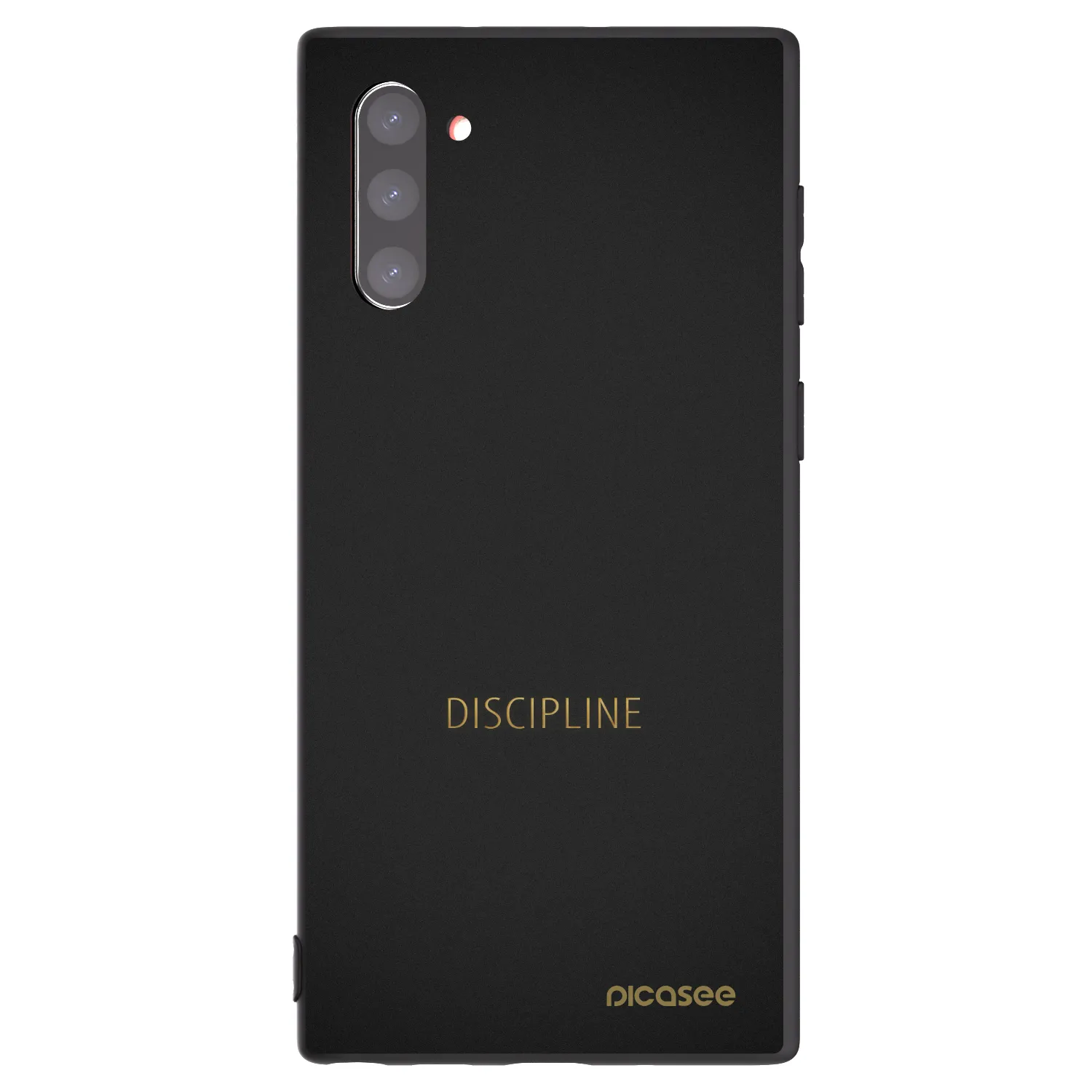 Picasee crna silikonska maskica za Samsung Galaxy Note 10 N970F - Discipline