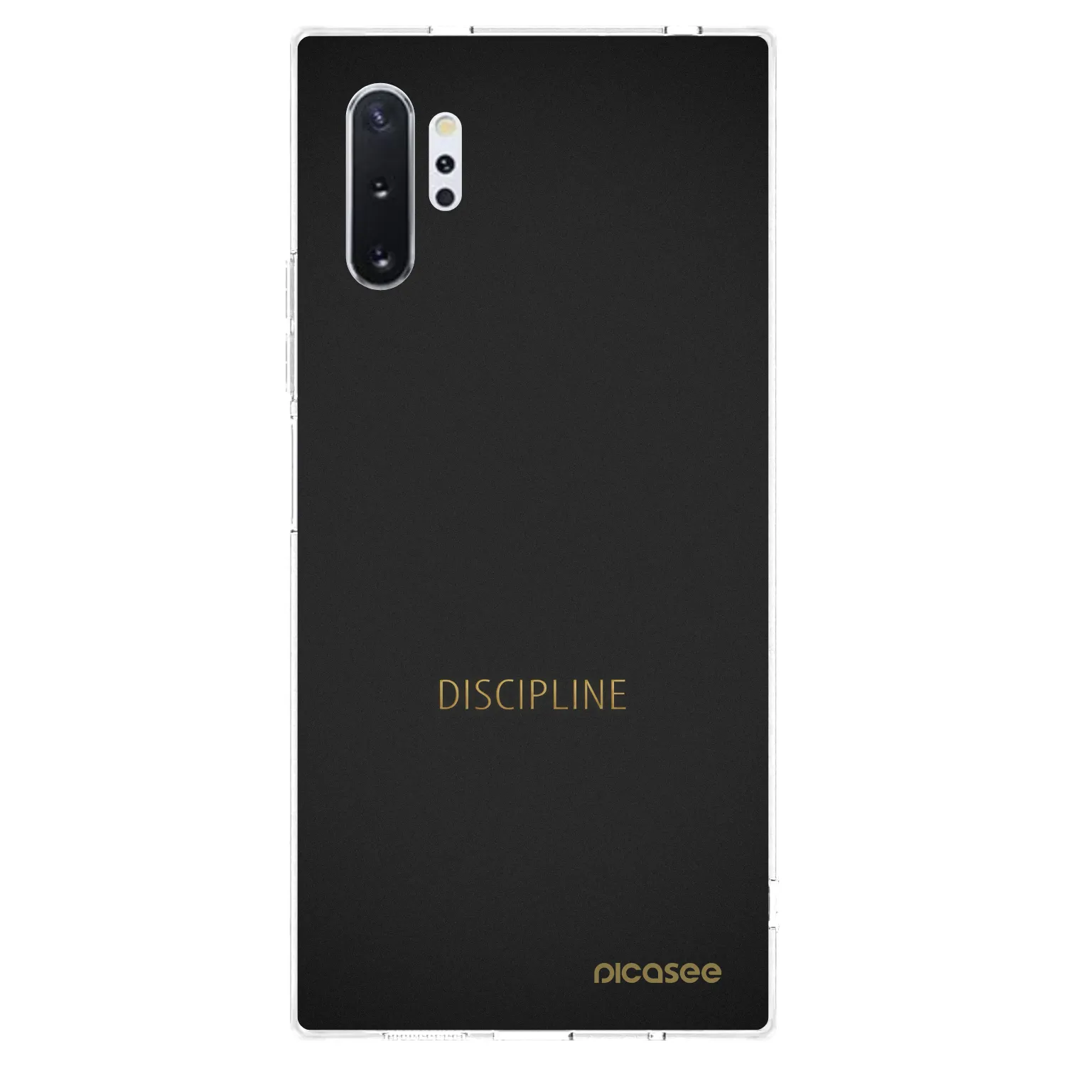 Picasee silikonska prozirna maskica za Samsung Galaxy Note 10+ N975F - Discipline