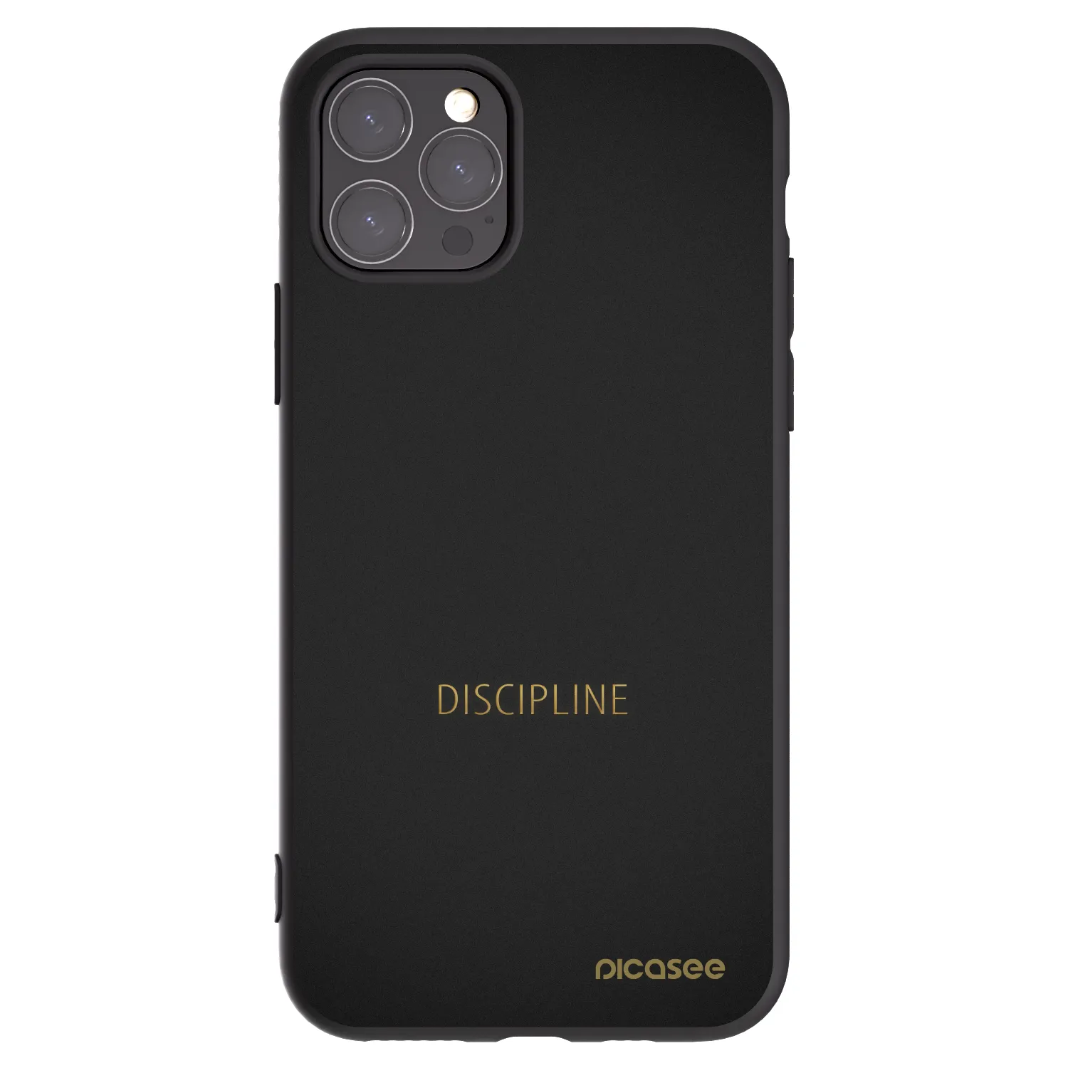 Picasee crna silikonska maskica za Apple iPhone 11 Pro - Discipline