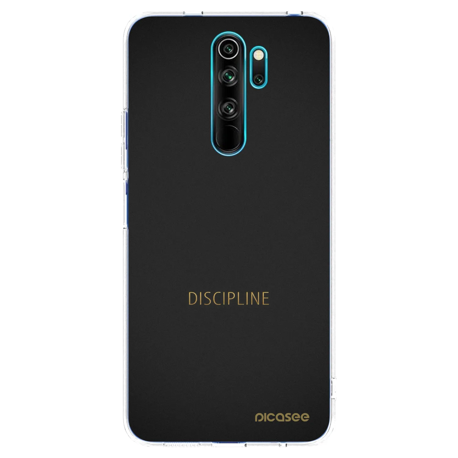 Picasee silikonska prozirna maskica za Xiaomi Redmi Note 8 Pro - Discipline