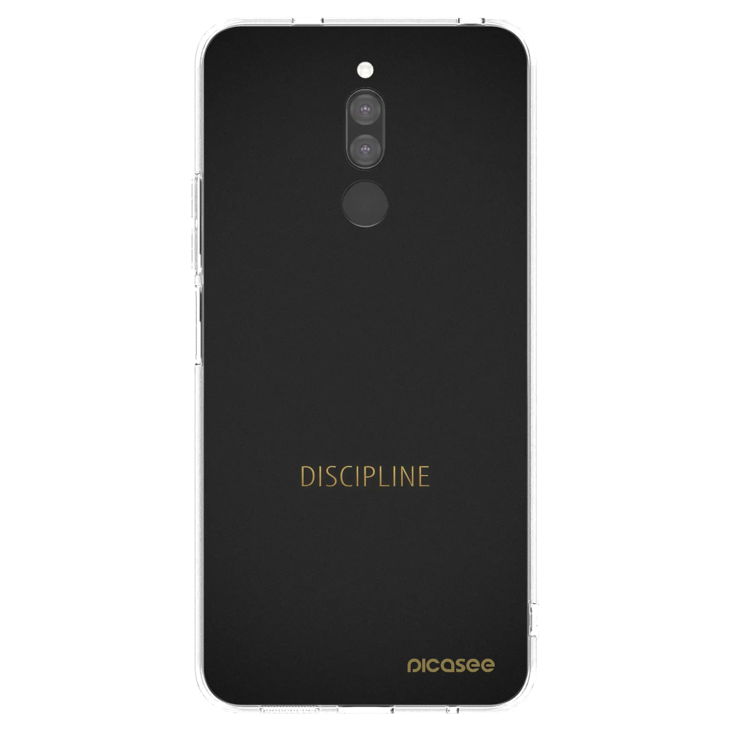 Picasee silikonska prozirna maskica za Xiaomi Redmi 8 - Discipline
