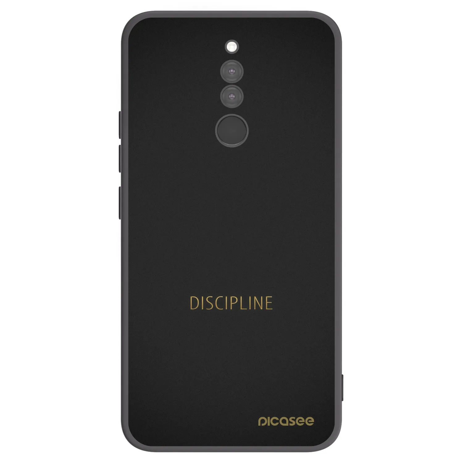 Picasee crna silikonska maskica za Xiaomi Redmi 8 - Discipline