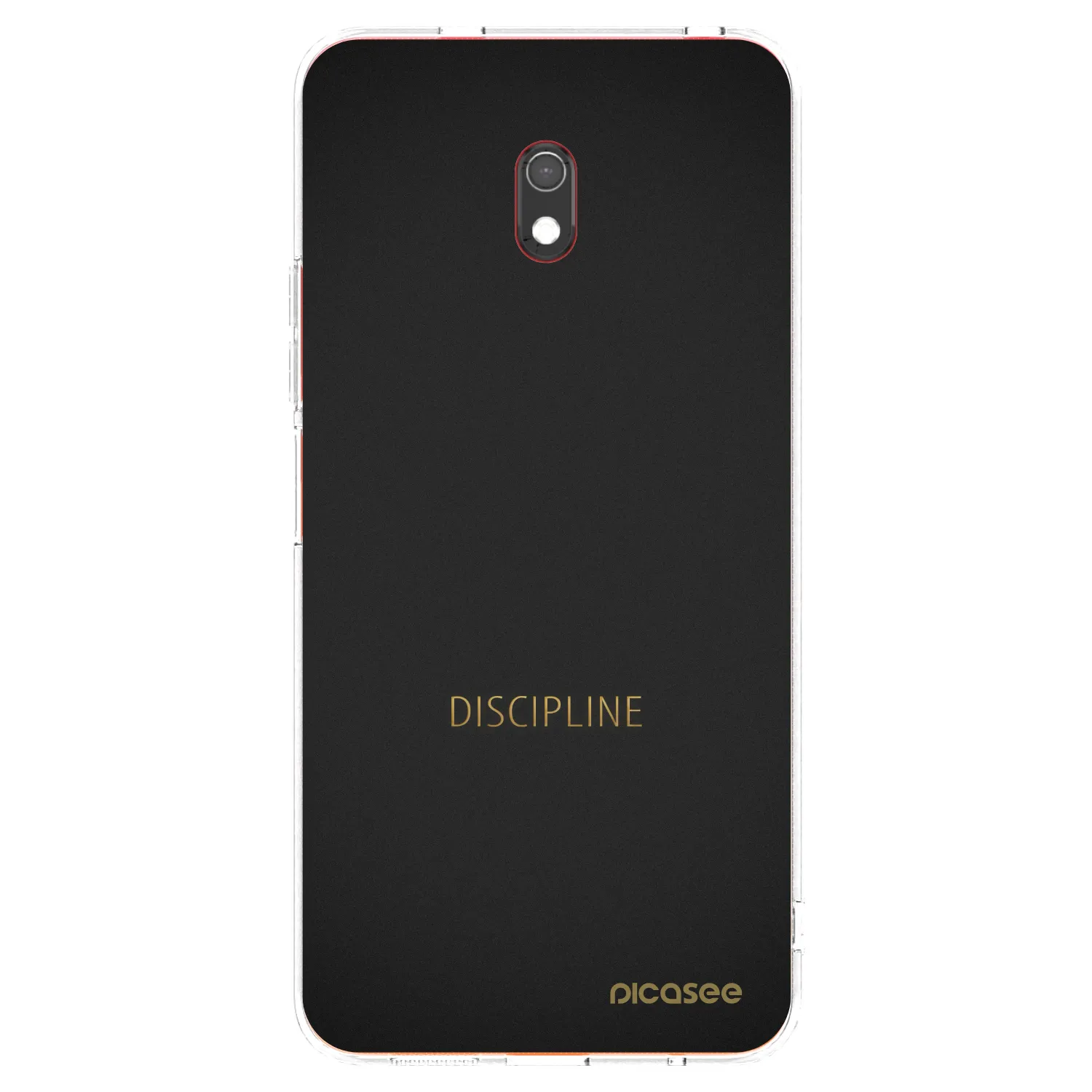 Picasee silikonska prozirna maskica za Xiaomi Redmi 8A - Discipline