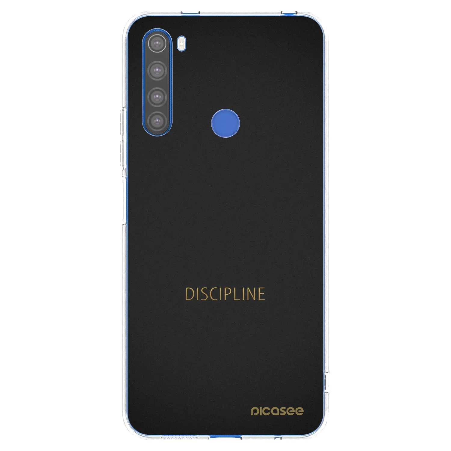 Picasee silikonska prozirna maskica za Xiaomi Redmi Note 8T - Discipline
