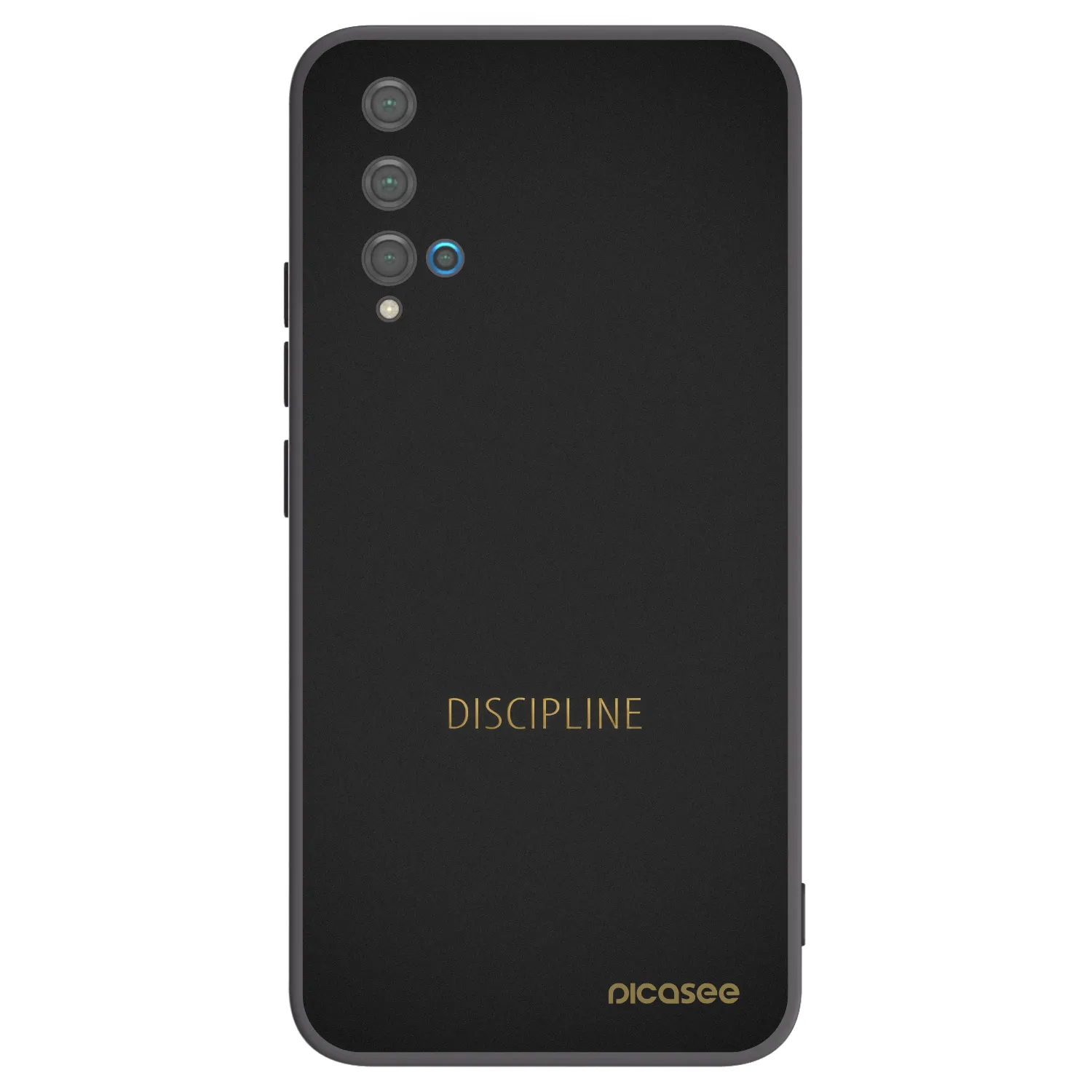 Picasee crna silikonska maskica za Huawei Nova 5T - Discipline