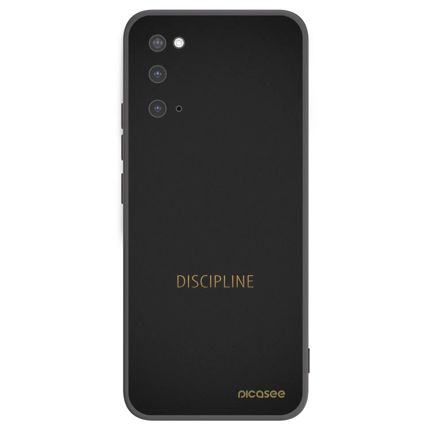Picasee crna silikonska maskica za Samsung Galaxy S20 G980F - Discipline