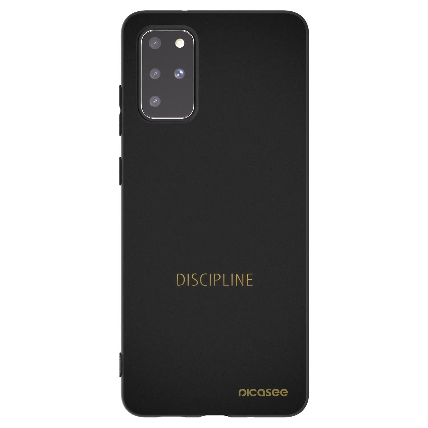 Picasee crna silikonska maskica za Samsung Galaxy S20+ G985F - Discipline