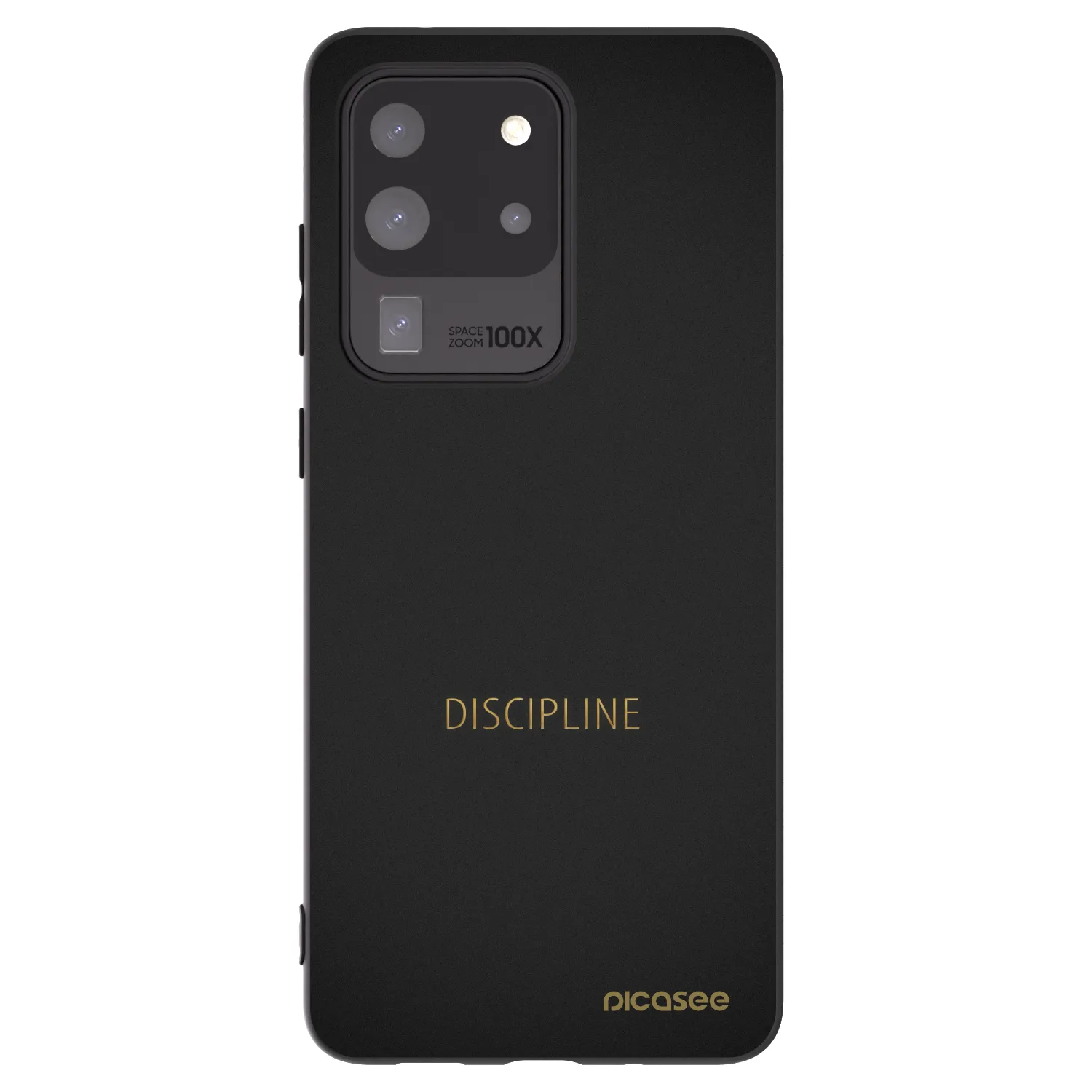 Picasee crna silikonska maskica za Samsung Galaxy S20 Ultra 5G G988F - Discipline