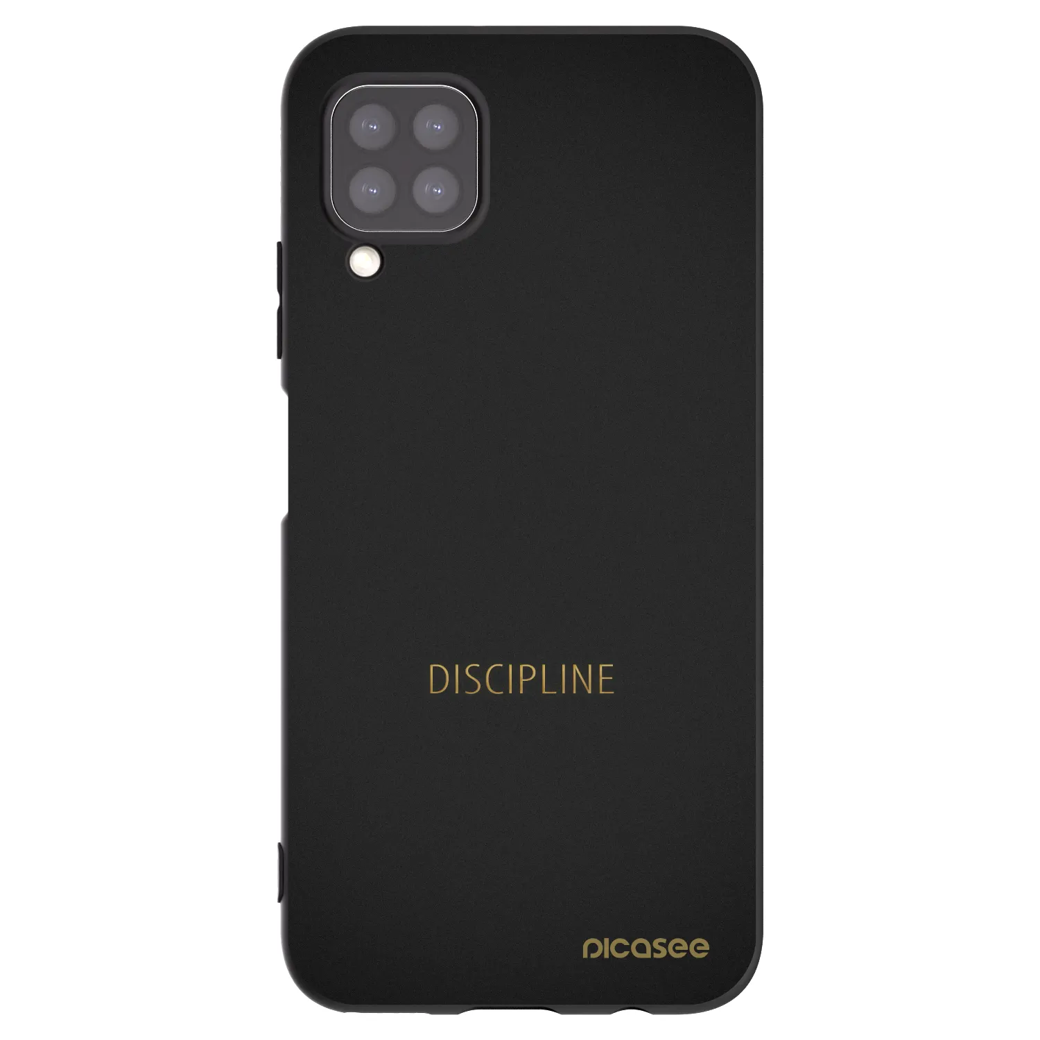 Picasee crna silikonska maskica za Huawei P40 Lite - Discipline
