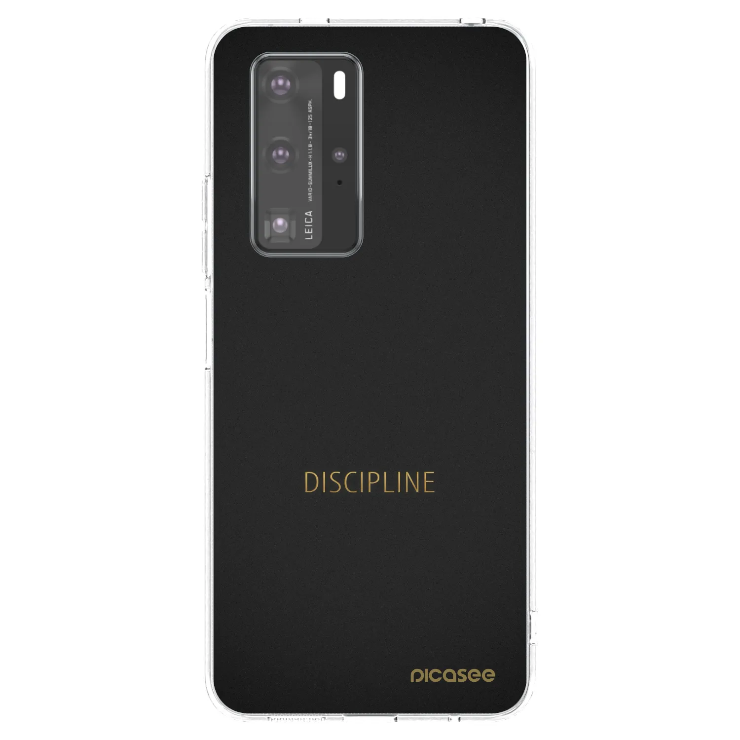 Picasee silikonska prozirna maskica za Huawei P40 Pro - Discipline